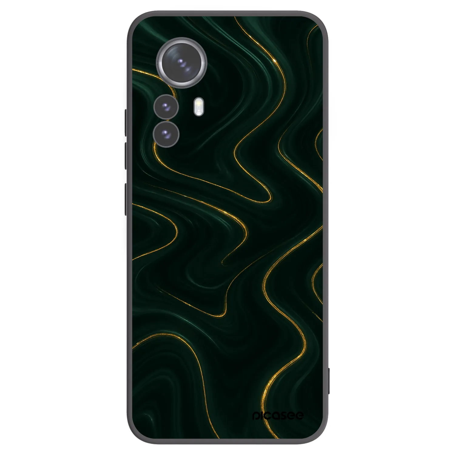 Picasee silikonový černý obal pro Xiaomi 12 Pro - Vawes