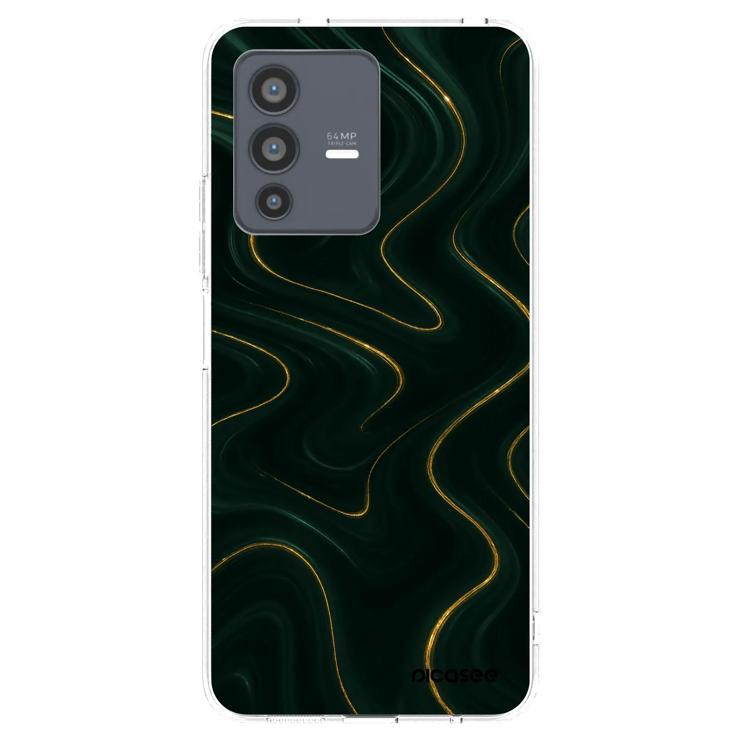 Picasee silikonový průhledný obal pro Vivo V23 5G - Vawes