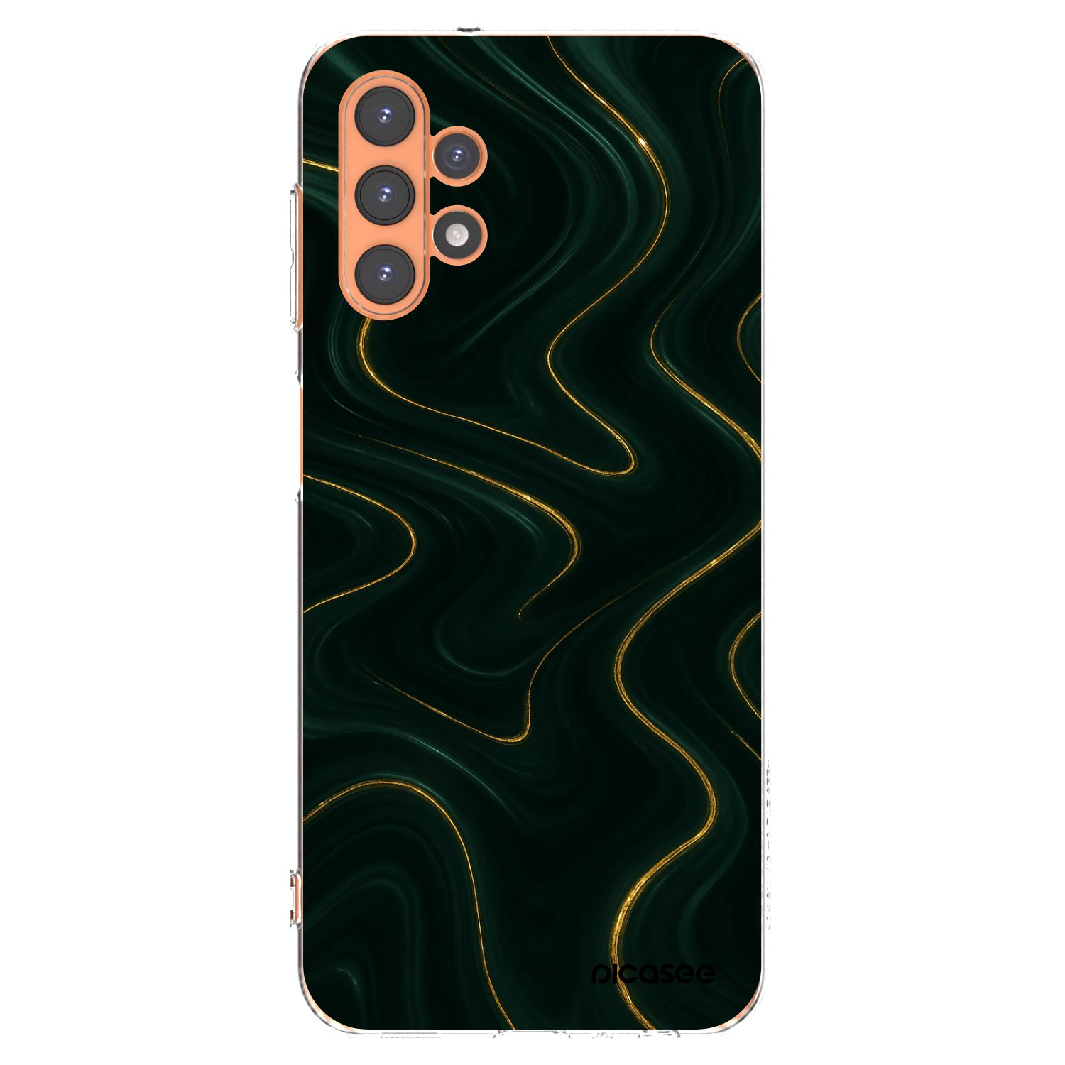 Picasee silikonový průhledný obal pro Samsung Galaxy A13 4G A135 - Vawes