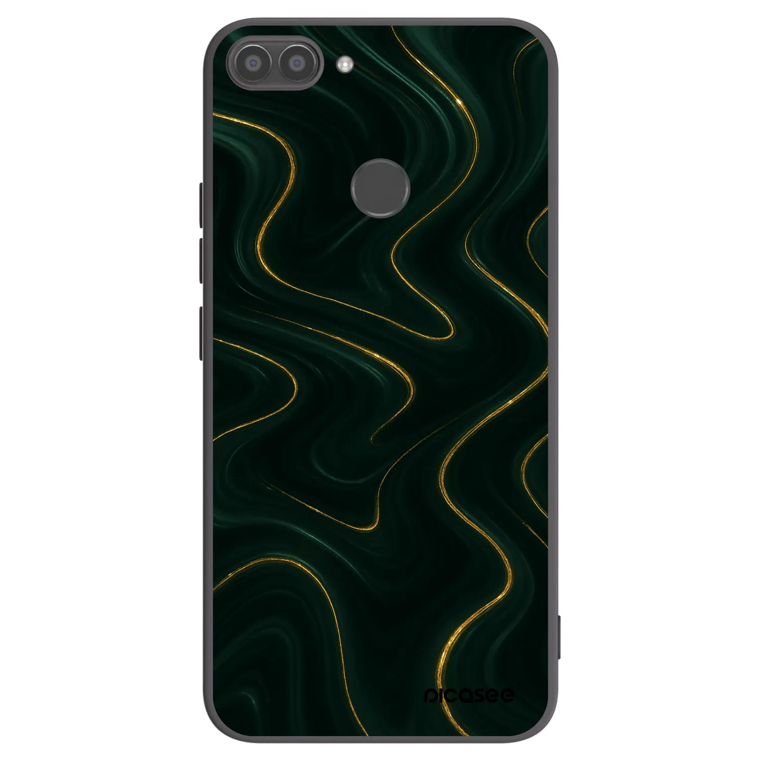Picasee silikonový černý obal pro Huawei P Smart - Vawes