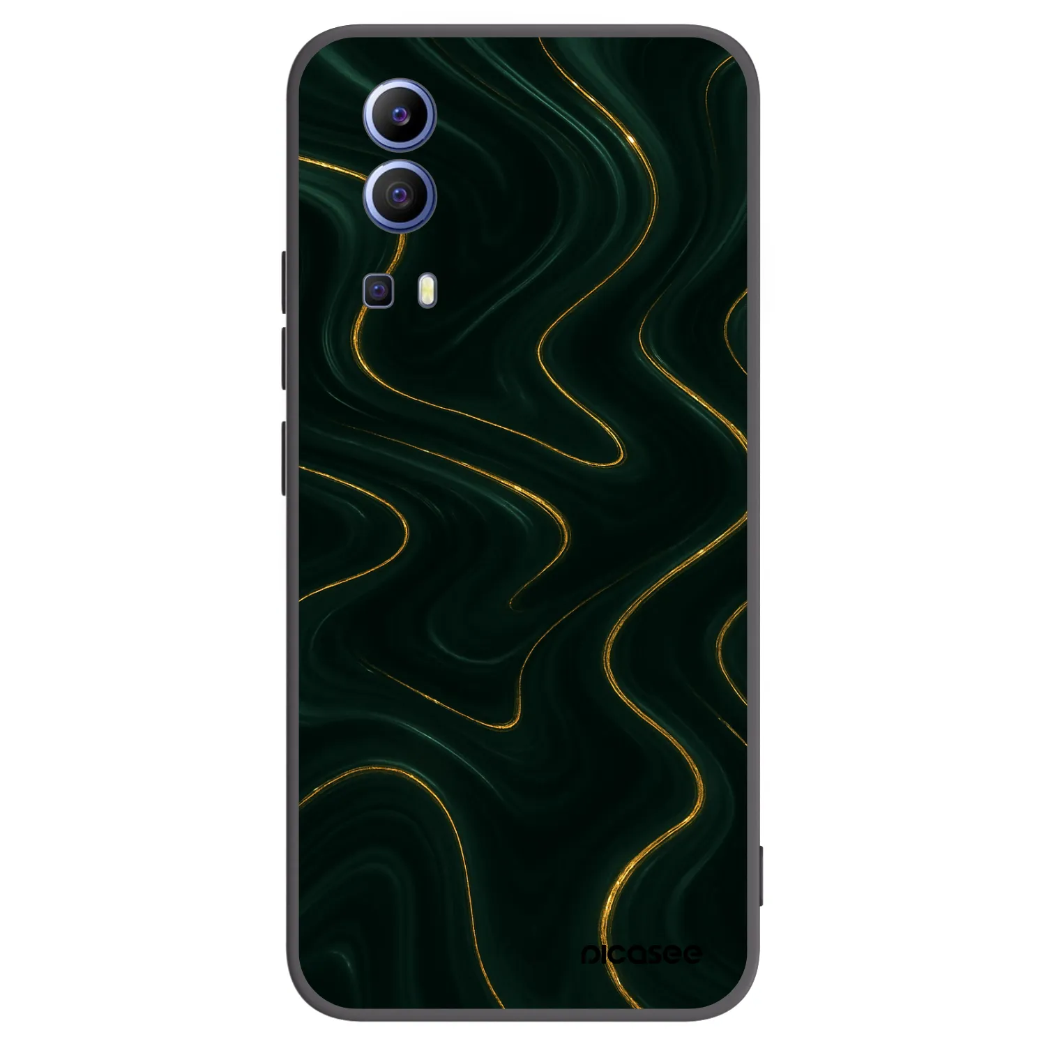 Picasee silikonový černý obal pro Vivo Y52 5G - Vawes