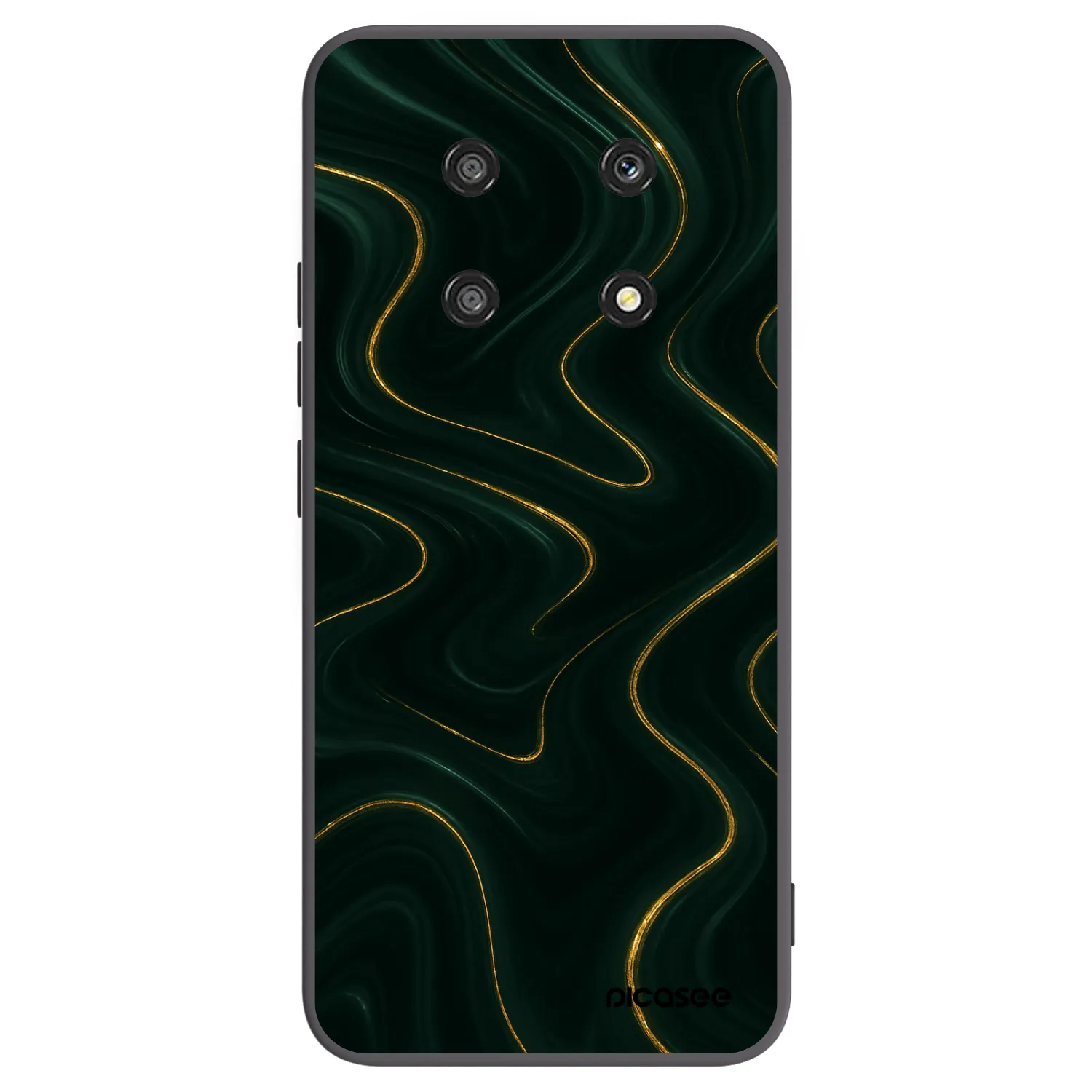 Picasee silikonový černý obal pro Honor Magic4 Lite 5G - Vawes