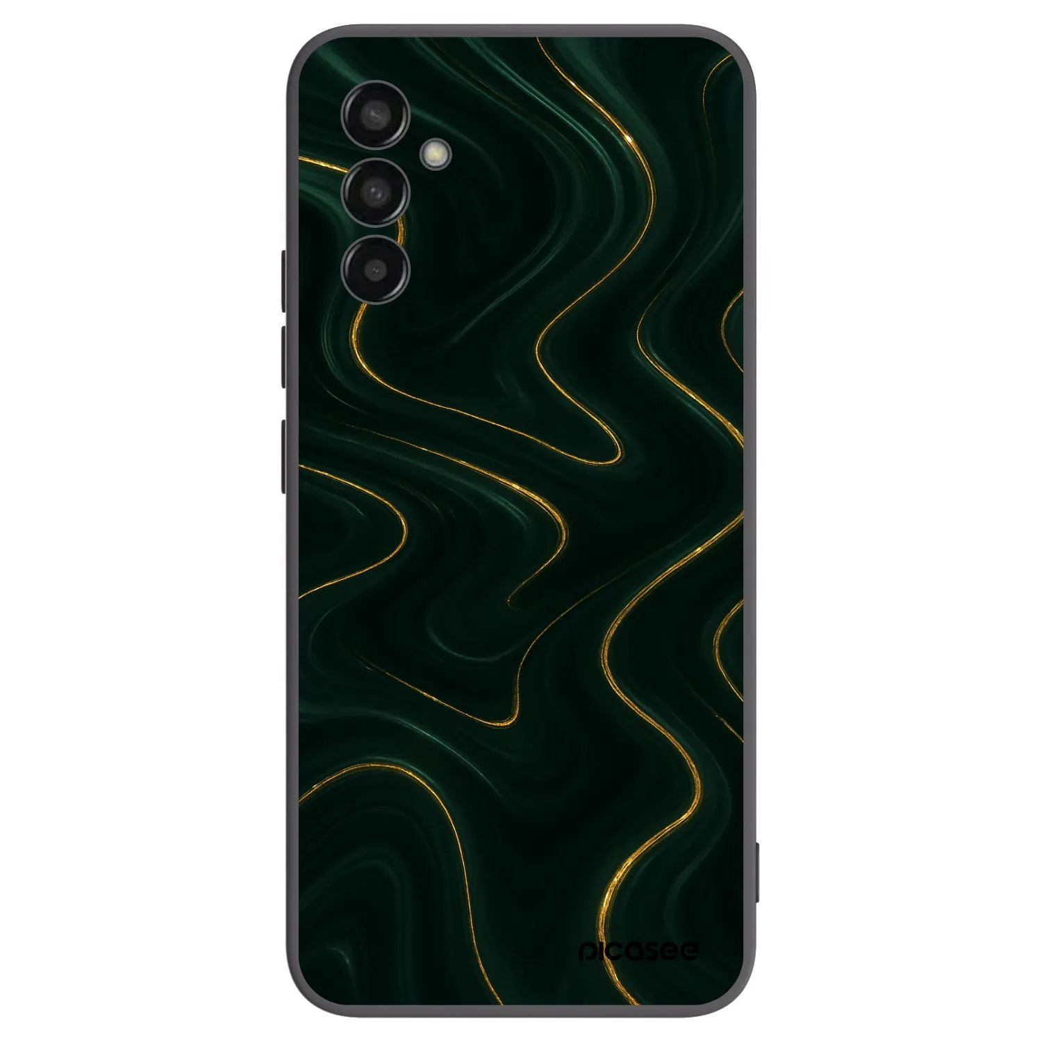 Picasee silikonový černý obal pro Samsung Galaxy M13 M135F - Vawes