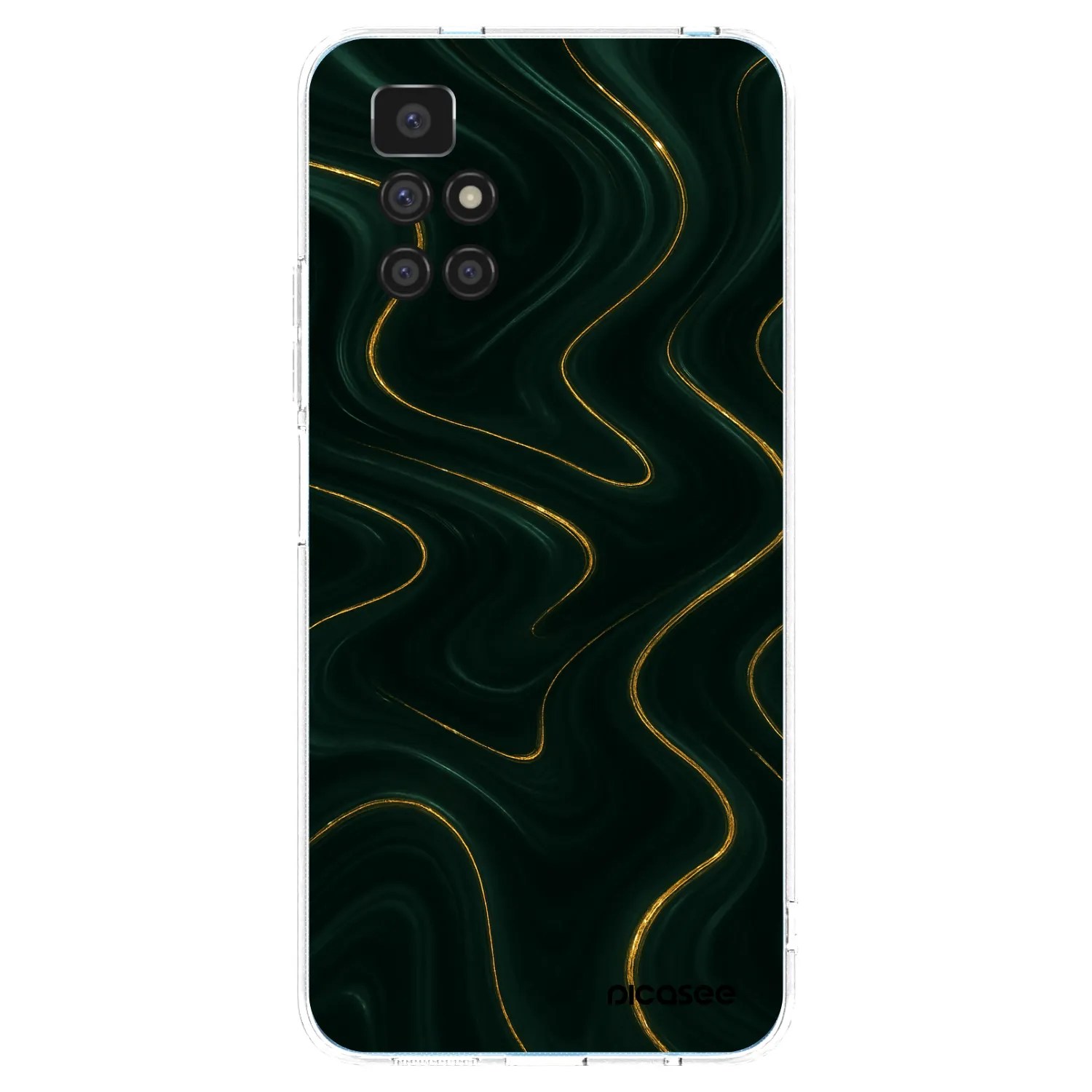 Picasee silikonový průhledný obal pro Xiaomi Redmi 10 (2022) - Vawes