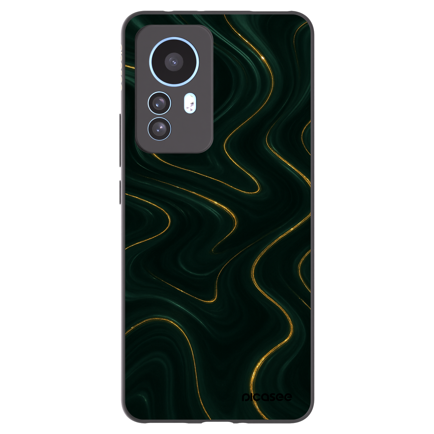 Picasee silikonový černý obal pro Xiaomi 12T - Vawes