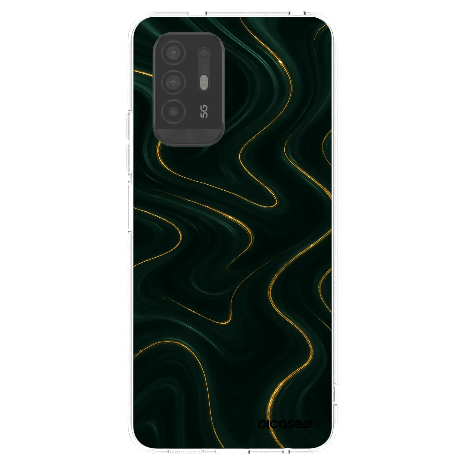 Picasee silikonový průhledný obal pro OPPO A94 5G - Vawes