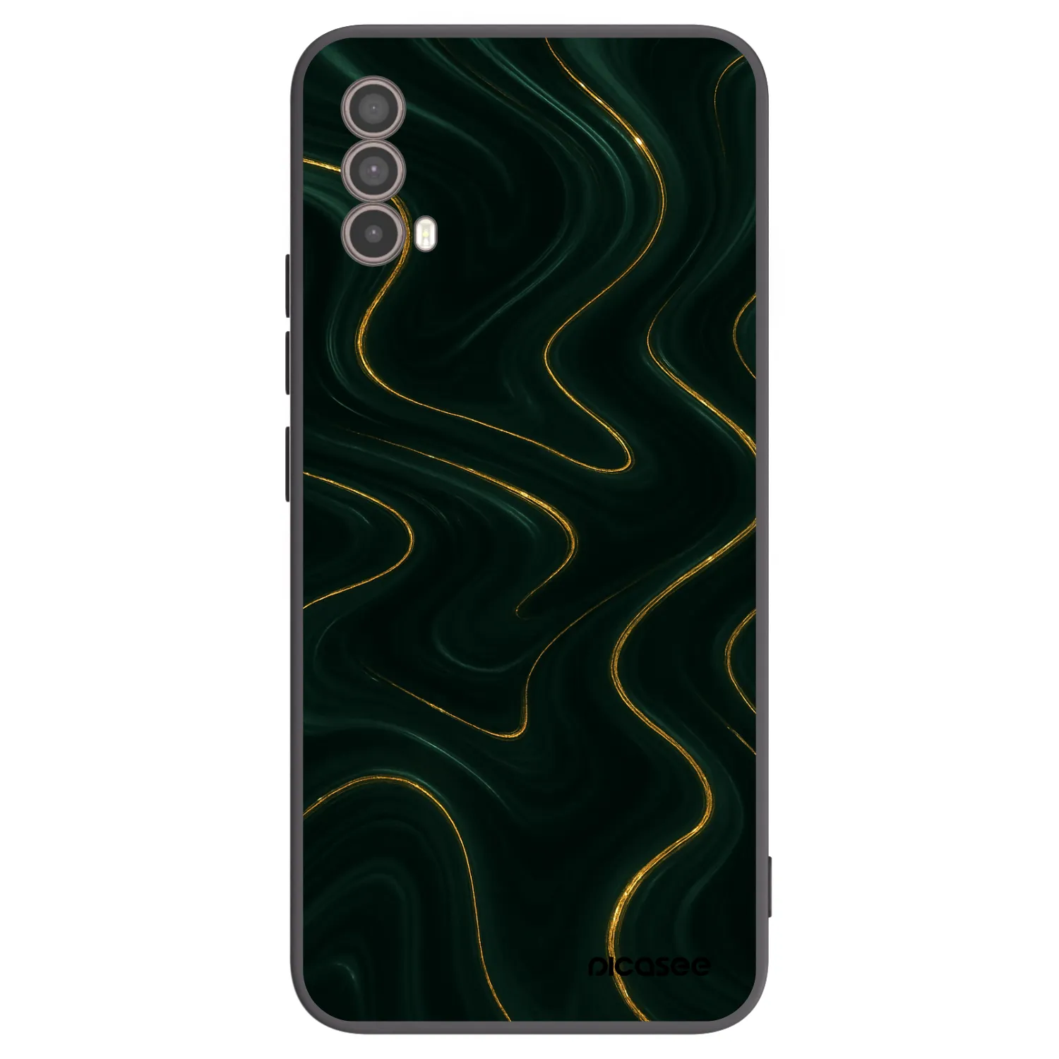 Picasee silikonový černý obal pro Motorola Moto E40 - Vawes