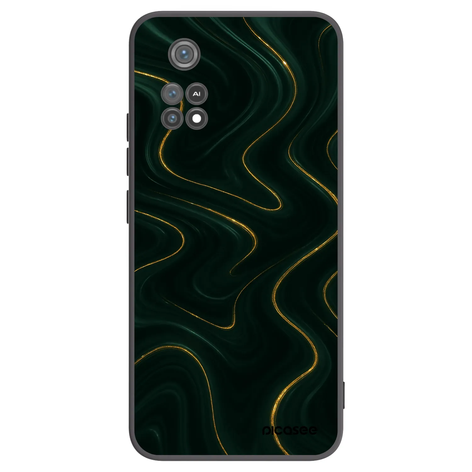 Picasee silikonový černý obal pro Xiaomi Poco M4 Pro - Vawes