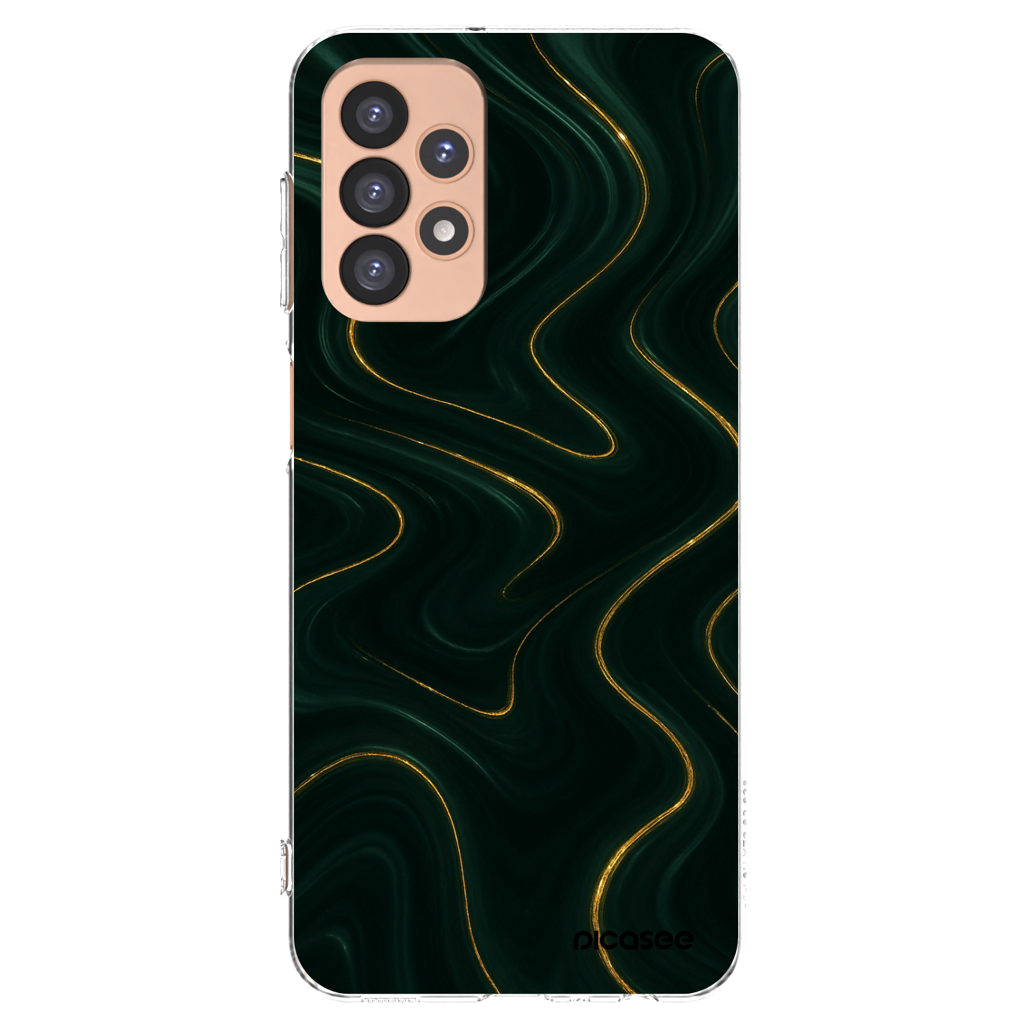 Picasee silikonový průhledný obal pro Samsung Galaxy A23 A236B 5G - Vawes