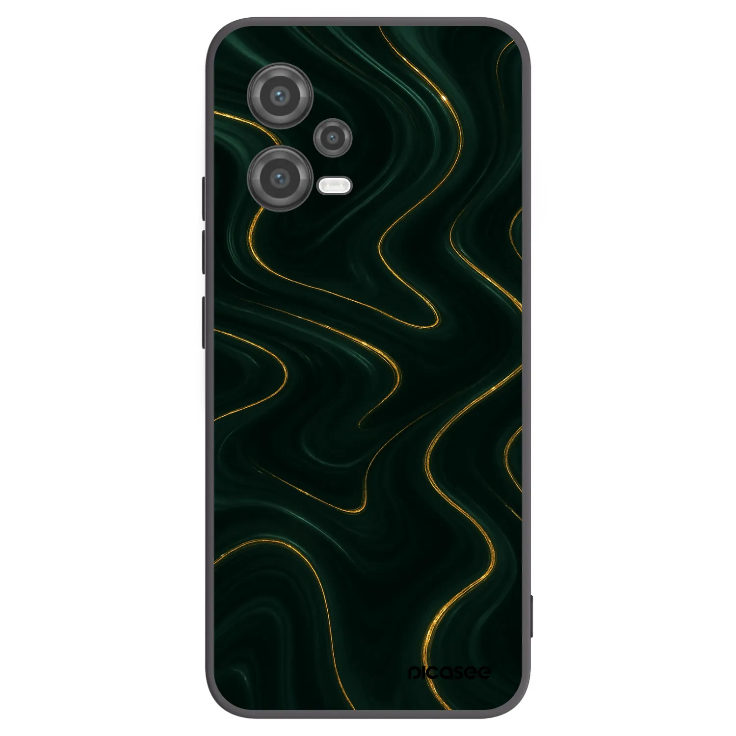 Picasee silikonový černý obal pro Xiaomi Poco X5 - Vawes