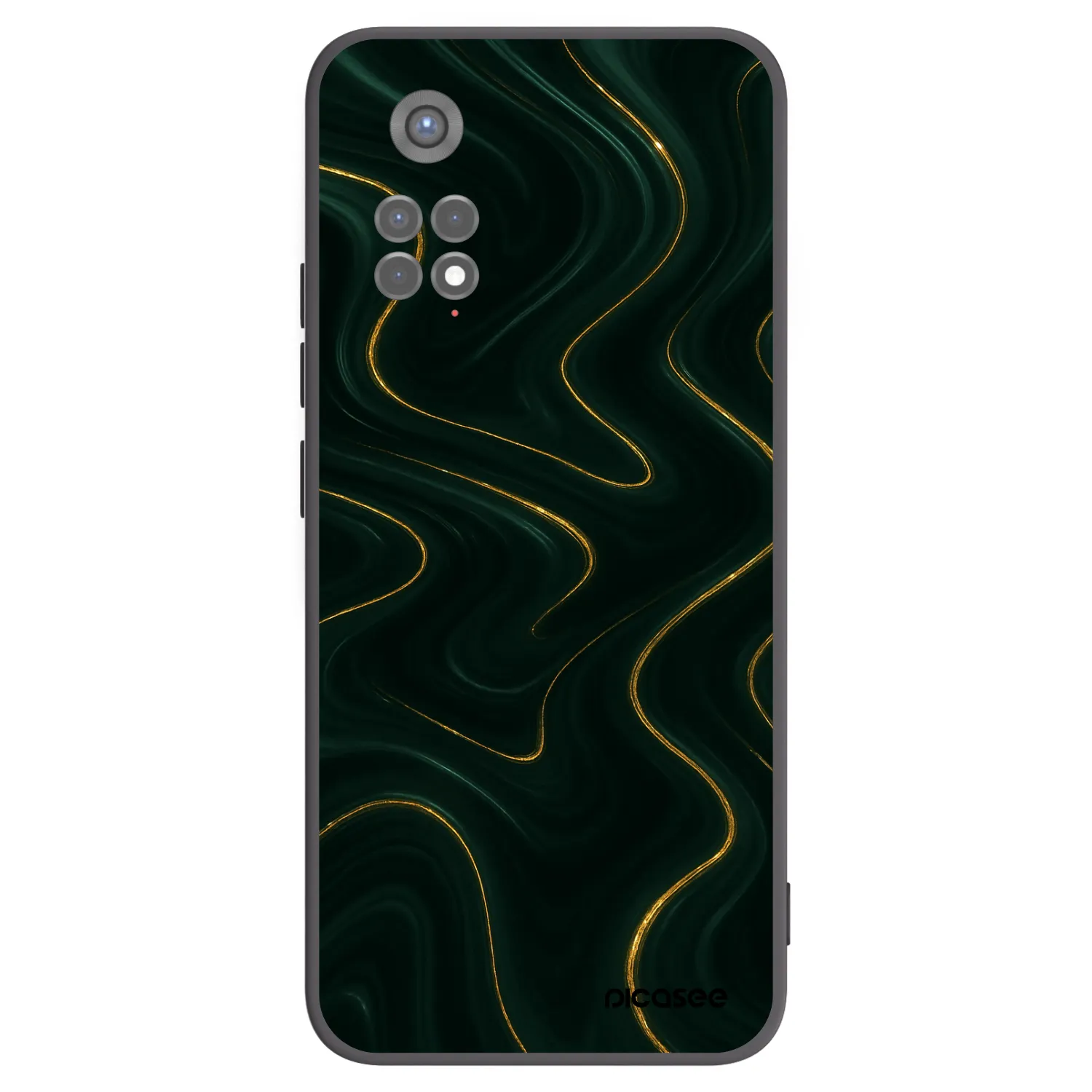 Picasee silikonový černý obal pro Xiaomi Redmi Note 11S 5G - Vawes