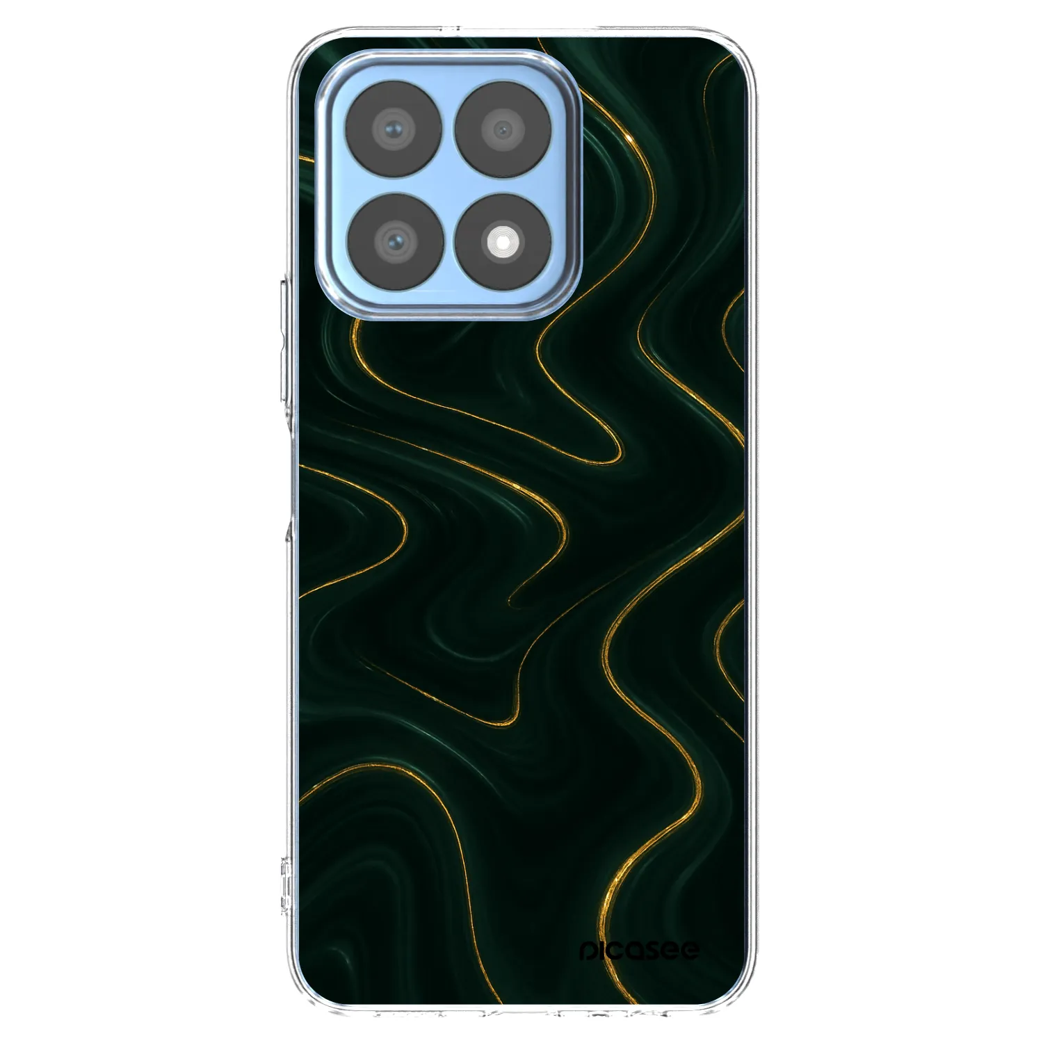 Picasee silikonový průhledný obal pro Honor X8a - Vawes