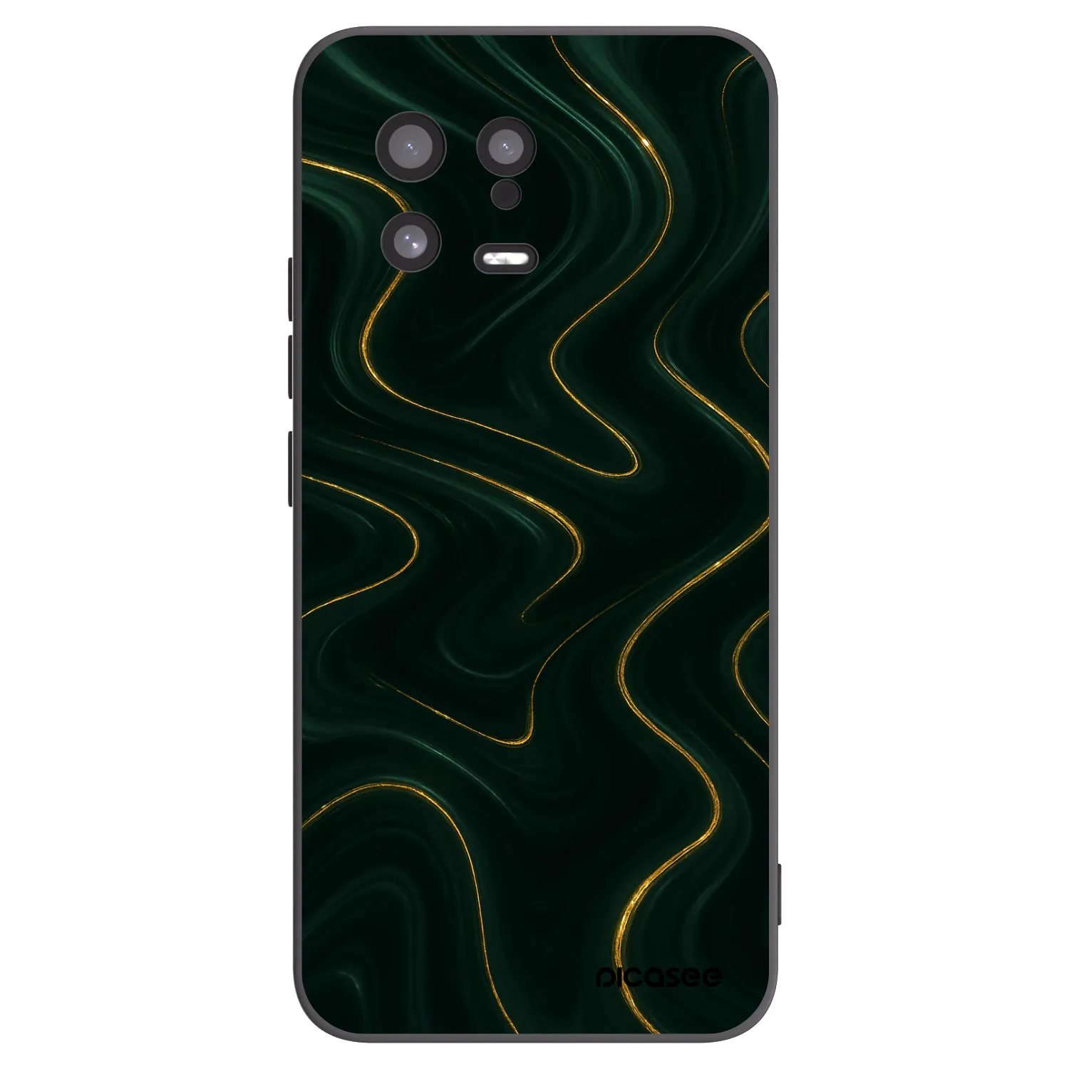 Picasee silikonový černý obal pro Xiaomi 13 - Vawes