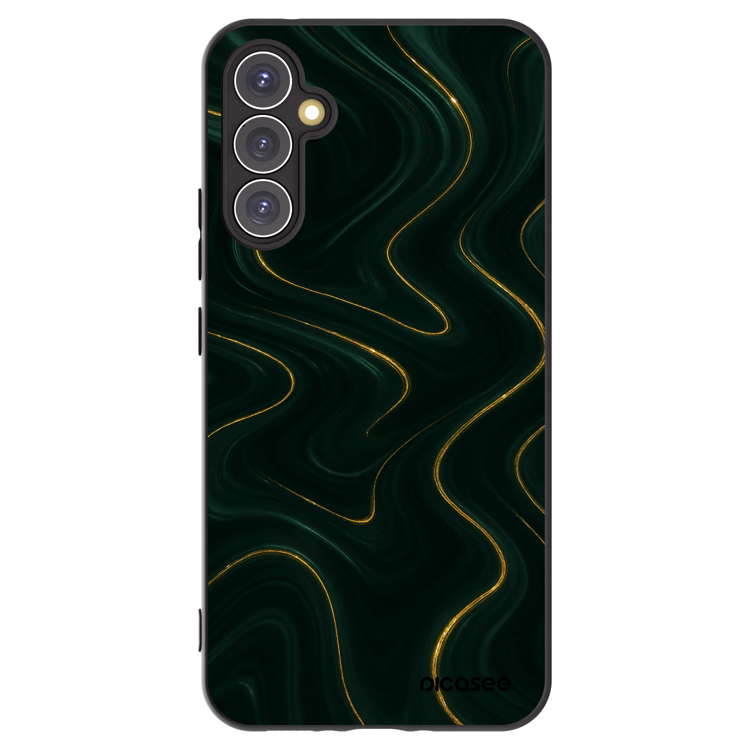 Picasee silikonový černý obal pro Samsung Galaxy A34 5G A346B - Vawes
