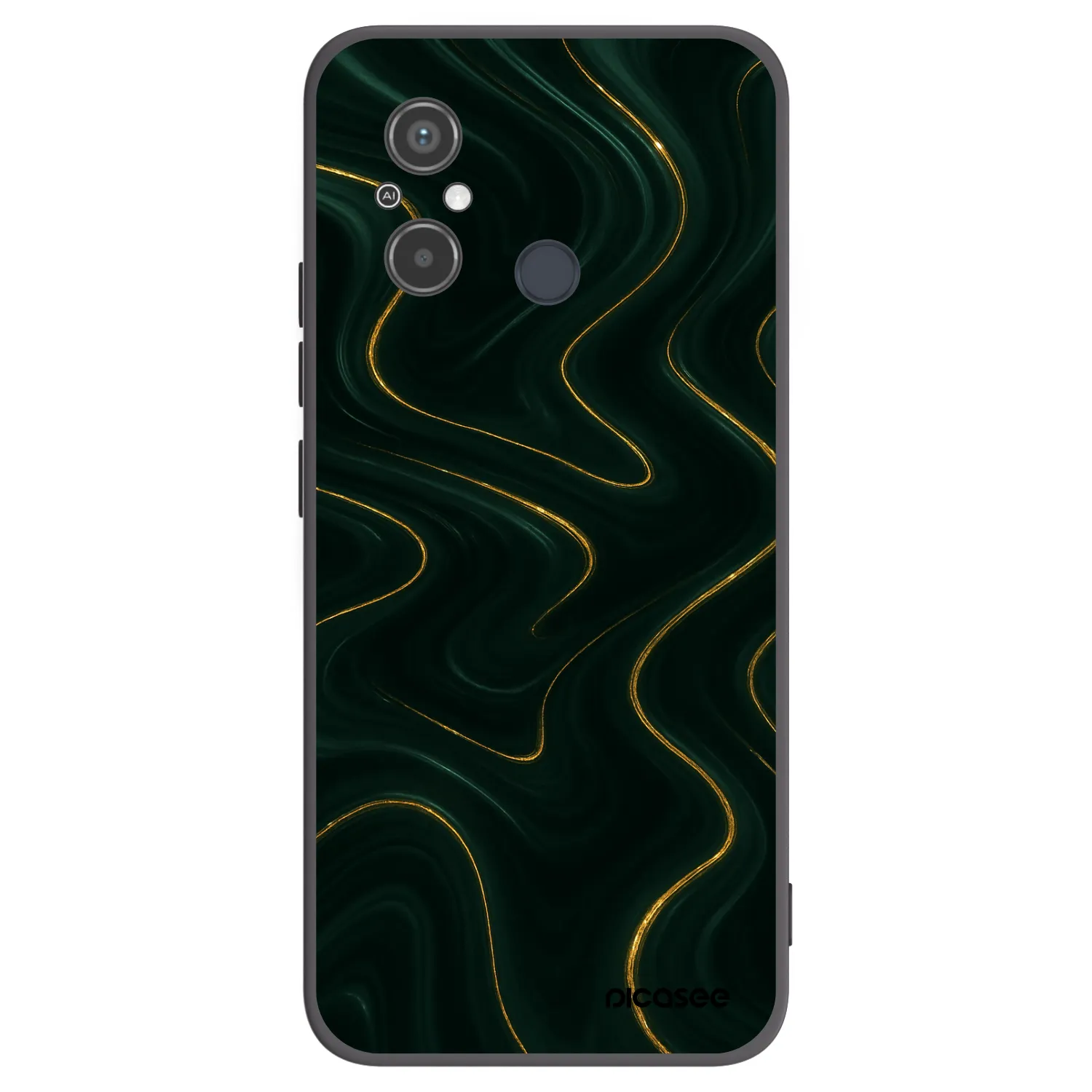Picasee silikonový černý obal pro Xiaomi Redmi 12C - Vawes