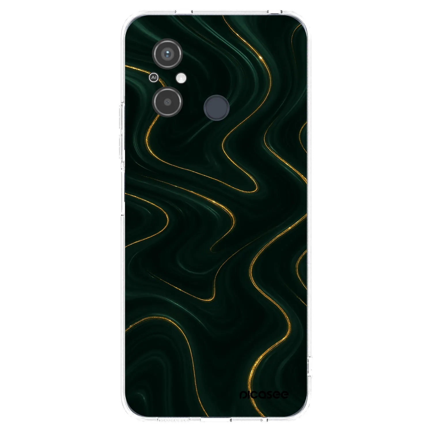 Picasee silikonový průhledný obal pro Xiaomi Redmi 12C - Vawes