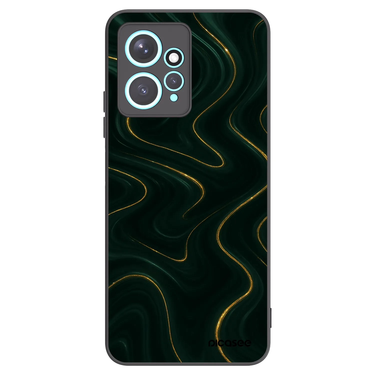 Picasee silikonový černý obal pro Xiaomi Redmi Note 12 4G - Vawes
