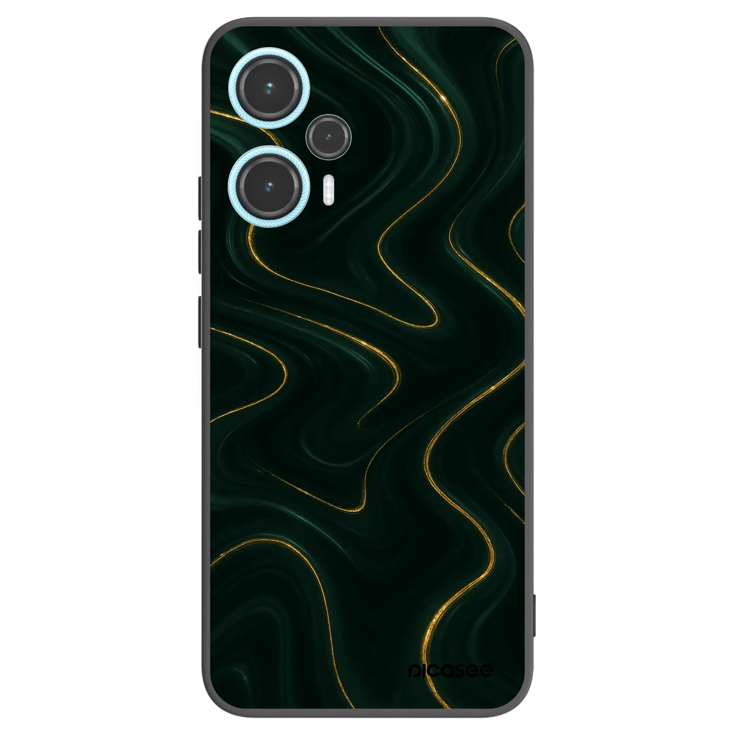 Picasee silikonový černý obal pro Xiaomi Poco F5 - Vawes