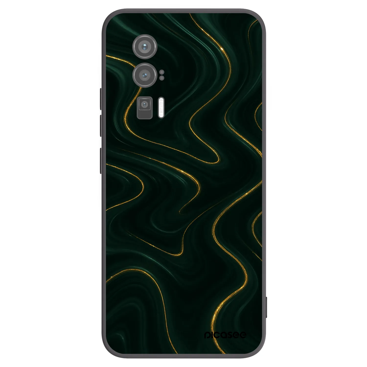 Picasee silikonový černý obal pro Xiaomi Poco F5 Pro 5G - Vawes