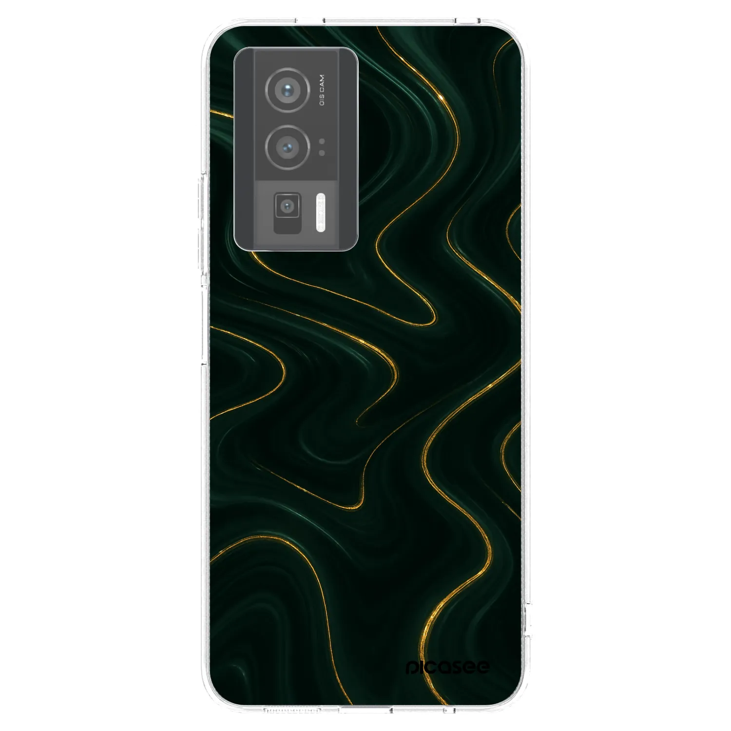 Picasee silikonový průhledný obal pro Xiaomi Poco F5 Pro 5G - Vawes