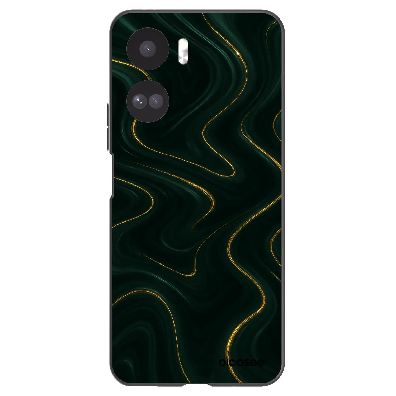 Picasee silikonový černý obal pro Honor 90 Lite 5G - Vawes