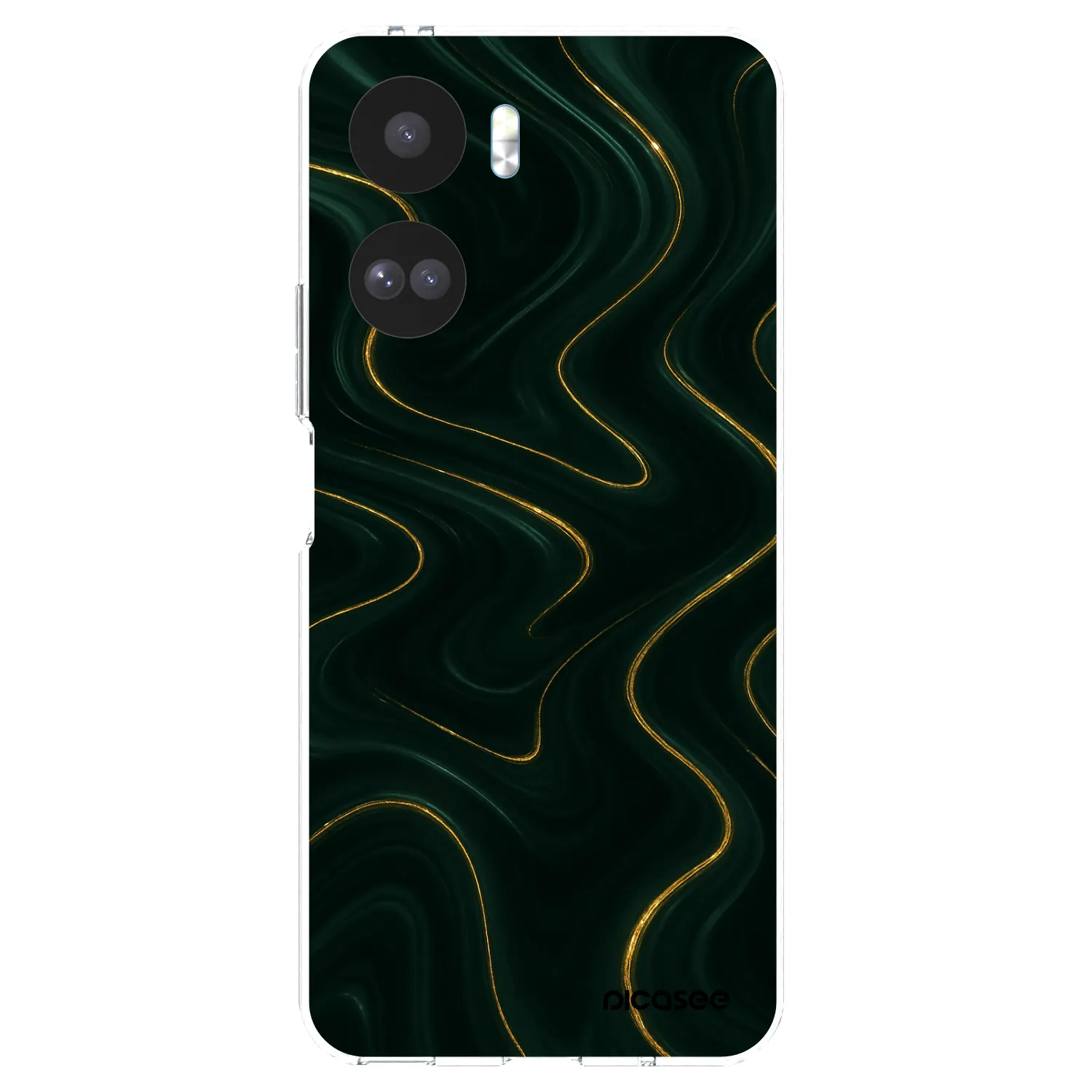 Picasee silikonový průhledný obal pro Honor 90 Lite 5G - Vawes