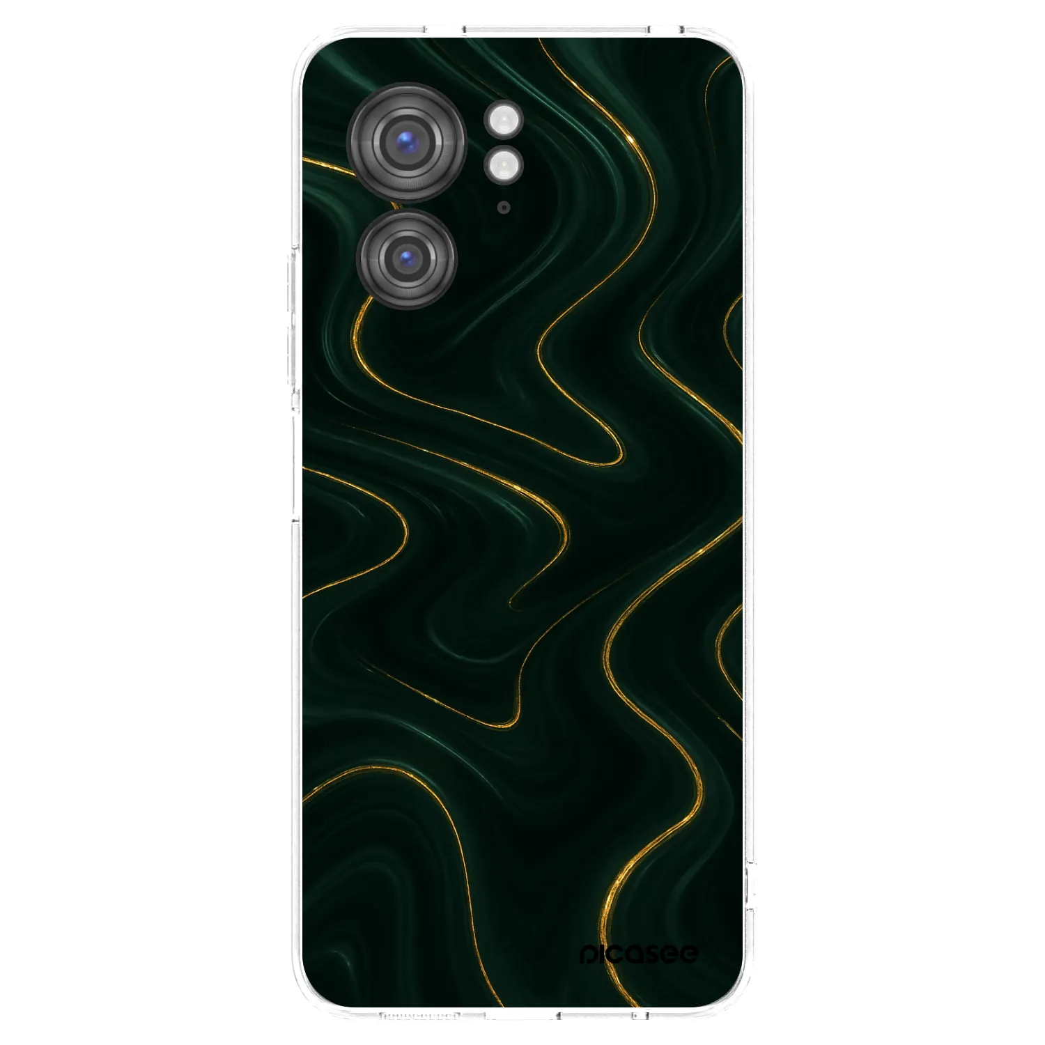 Picasee silikonový průhledný obal pro Motorola Edge 40 - Vawes