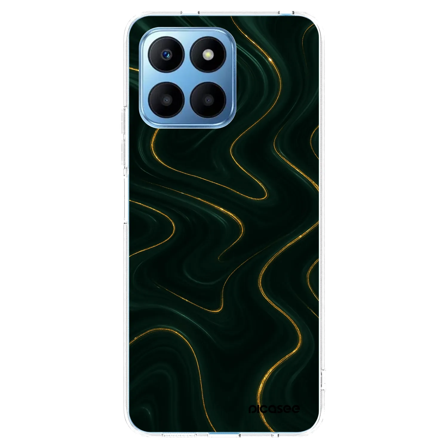 Picasee silikonový průhledný obal pro Honor 70 Lite - Vawes