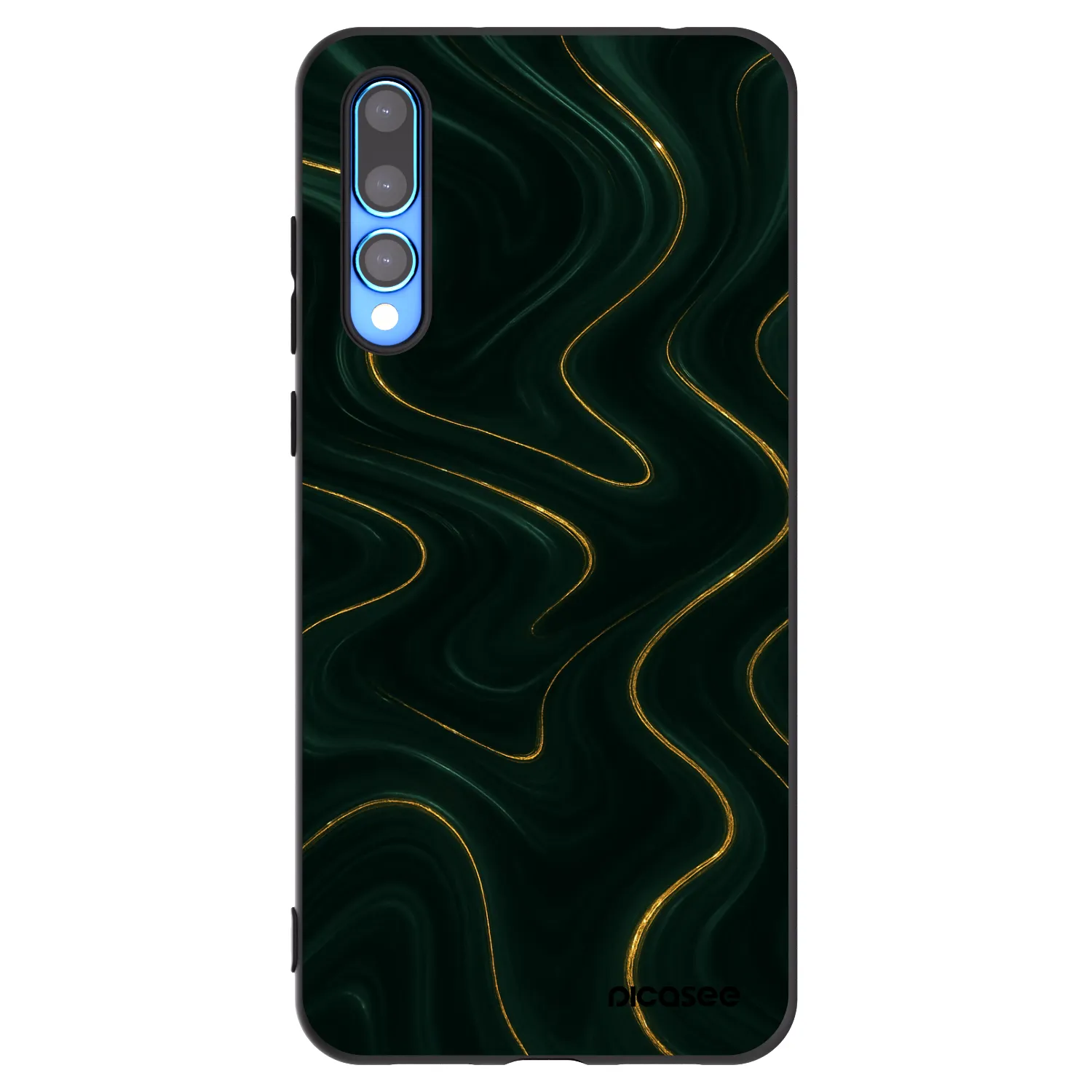 Picasee silikonový černý obal pro Huawei P20 Pro - Vawes