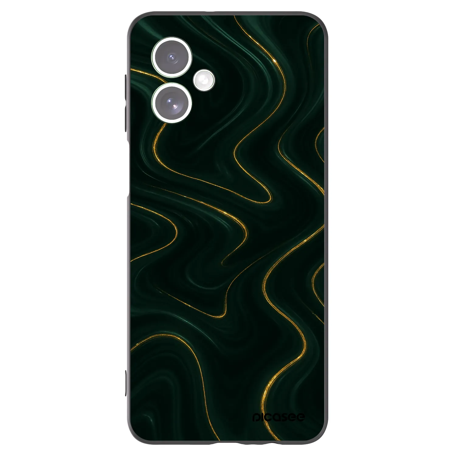 Picasee silikonový černý obal pro Motorola Moto G54 5G - Vawes