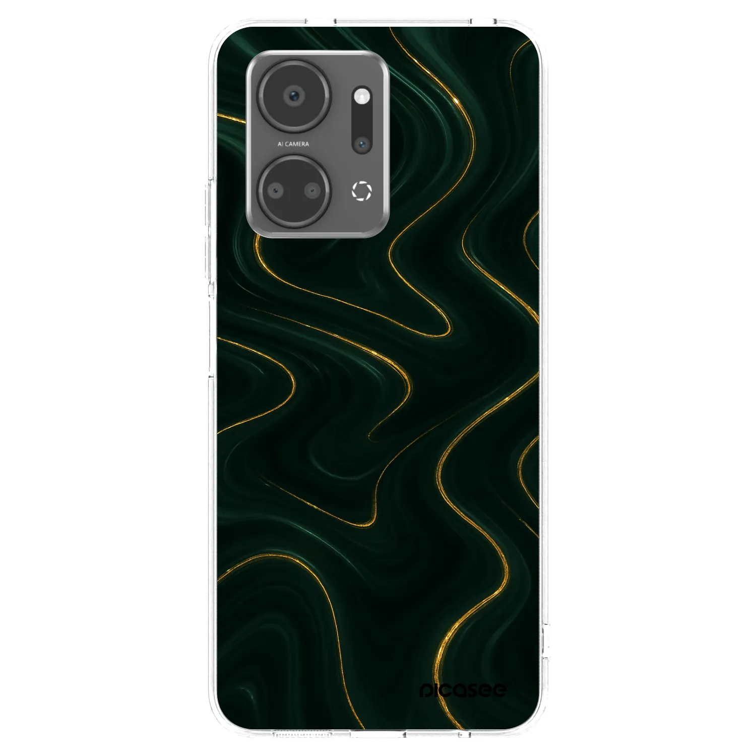 Picasee silikonový průhledný obal pro Honor X7a - Vawes