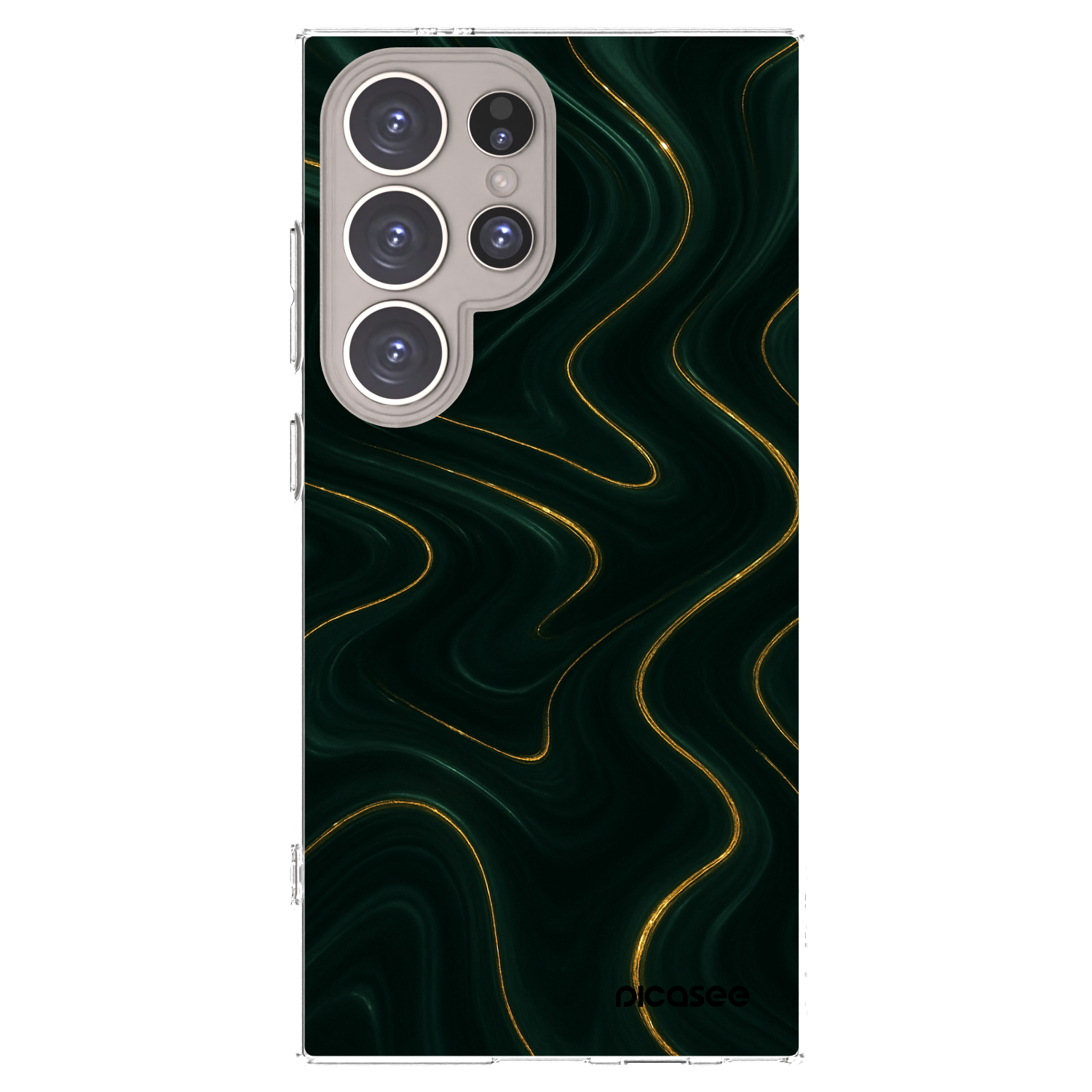 Picasee silikonový průhledný obal pro Samsung Galaxy S24 Ultra S928B 5G - Vawes