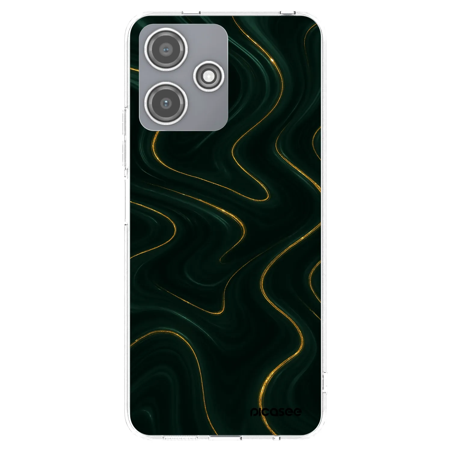 Picasee silikonový průhledný obal pro Xiaomi Redmi 12 5G - Vawes