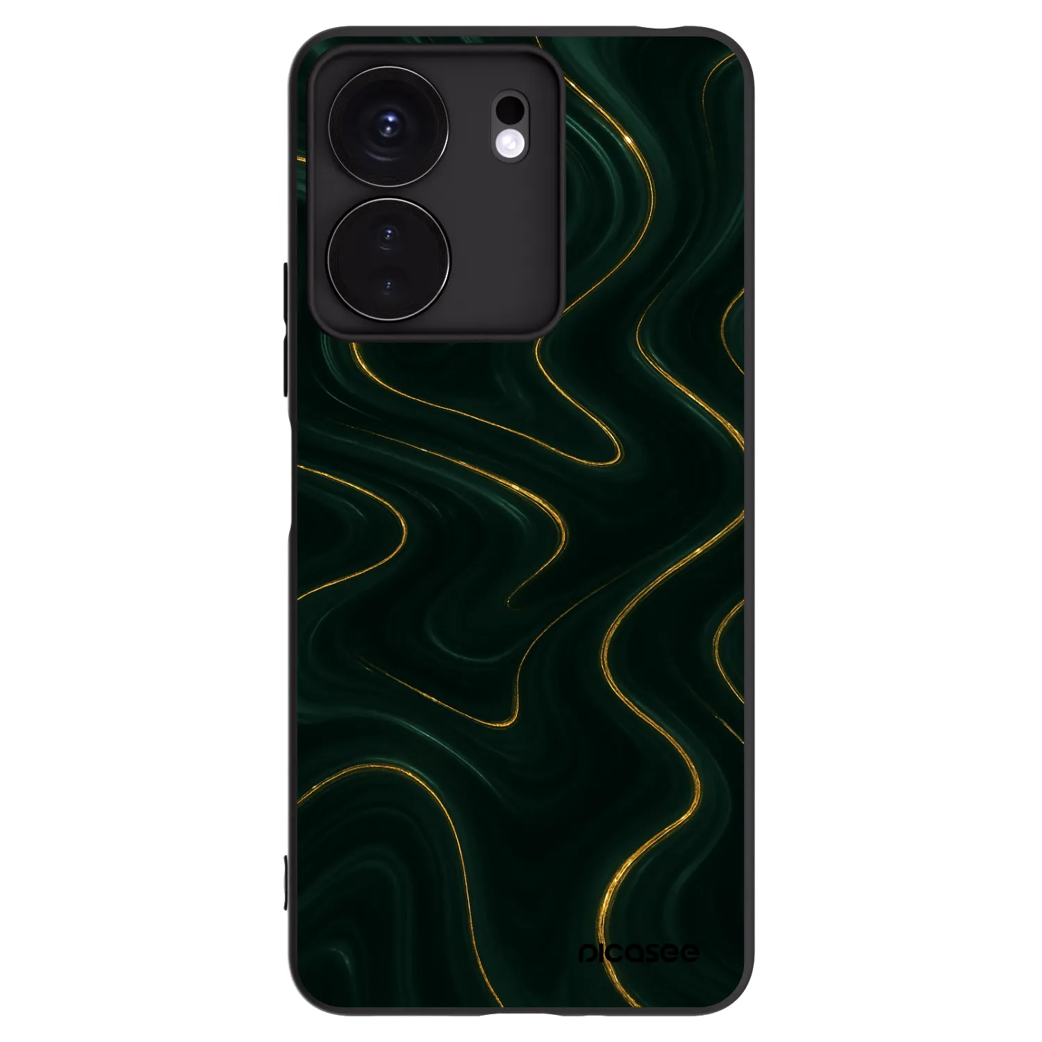 Picasee silikonový černý obal pro Xiaomi Redmi 13C 4G - Vawes
