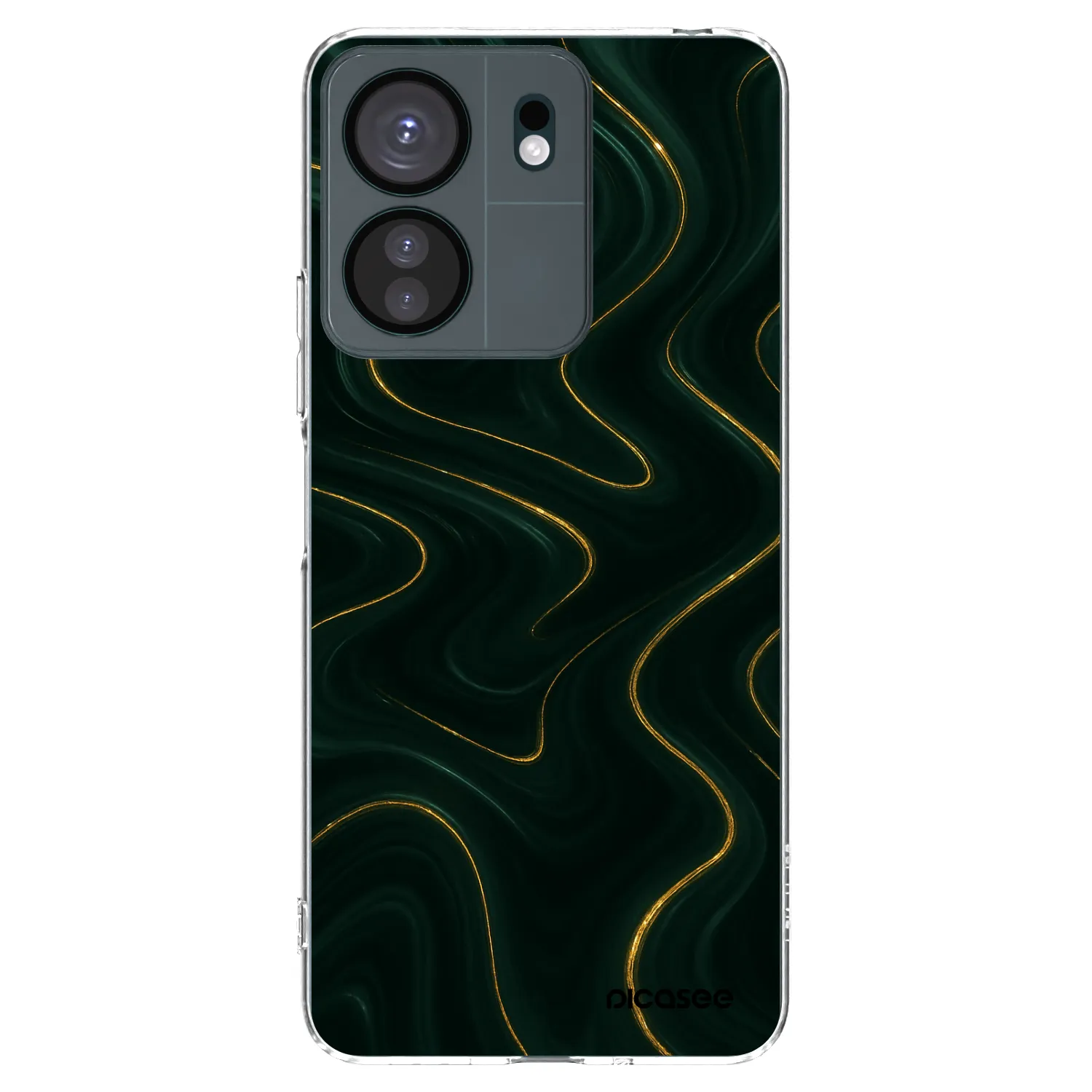 Picasee silikonový průhledný obal pro Xiaomi Redmi 13C 4G - Vawes