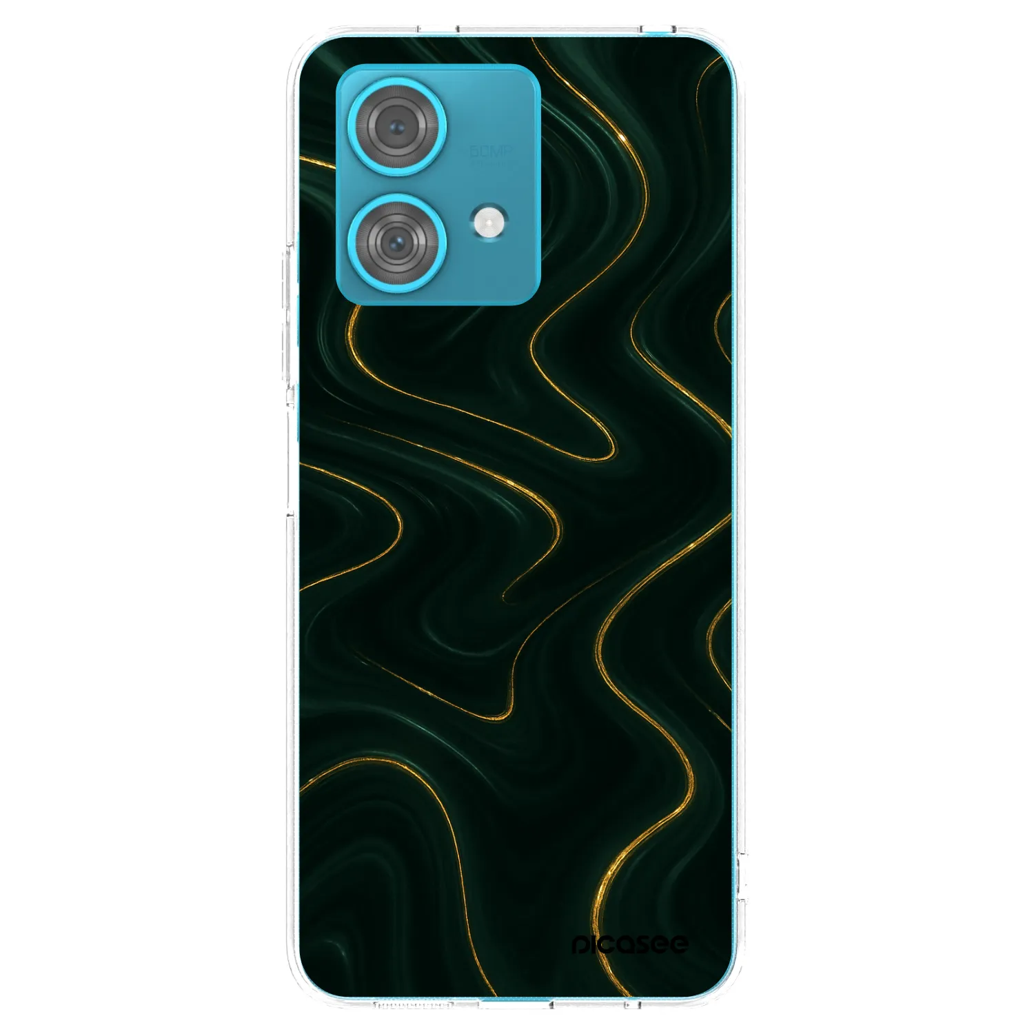 Picasee silikonový průhledný obal pro Motorola Edge 40 Neo - Vawes