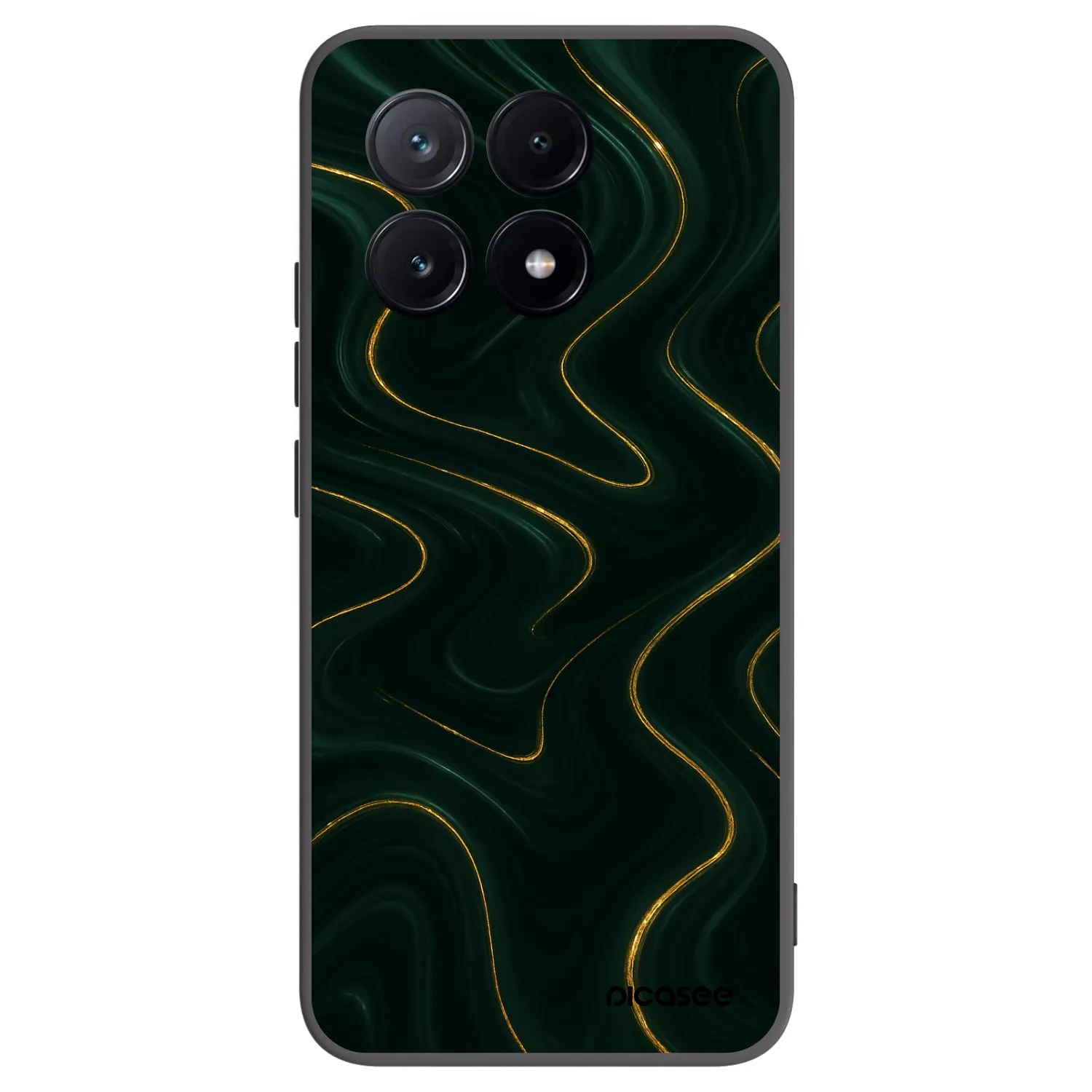 Picasee silikonový černý obal pro Xiaomi Poco X6 Pro - Vawes