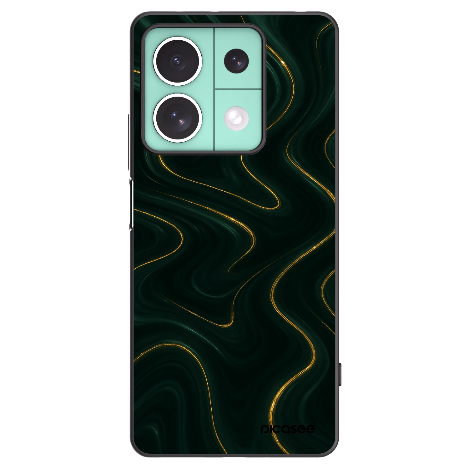 Picasee silikonový černý obal pro Xiaomi Redmi Note 13 5G - Vawes