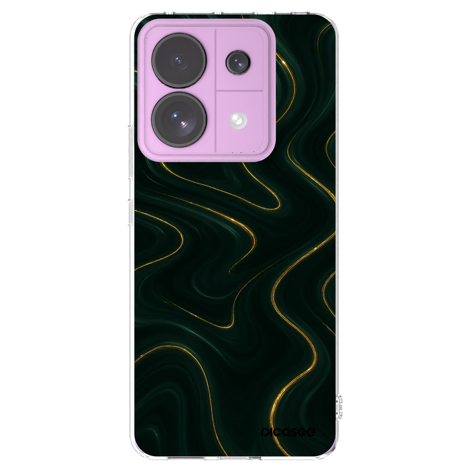 Picasee silikonový průhledný obal pro Xiaomi Redmi Note 13 Pro 5G - Vawes