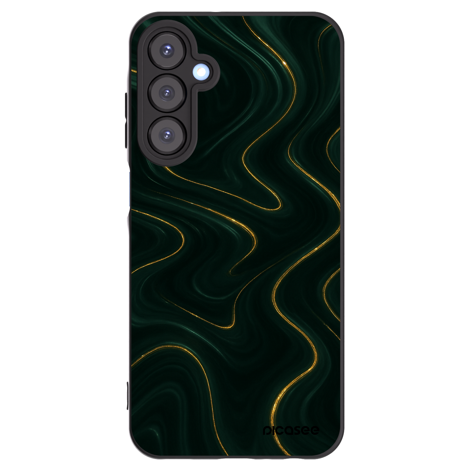 Picasee silikonový černý obal pro Samsung Galaxy A25 A256B 5G - Vawes