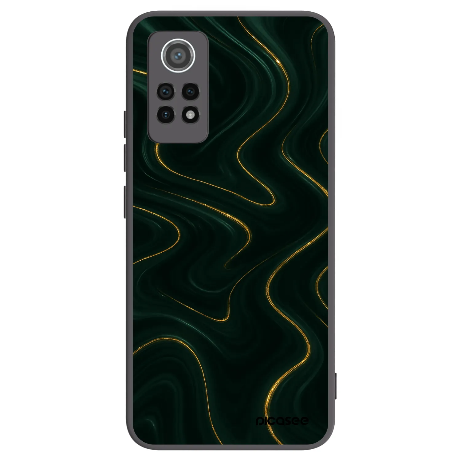 Picasee silikonový černý obal pro Xiaomi Redmi Note 12 Pro 4G - Vawes