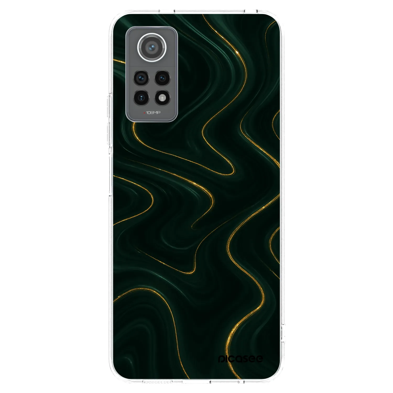 Picasee silikonový průhledný obal pro Xiaomi Redmi Note 12 Pro 4G - Vawes