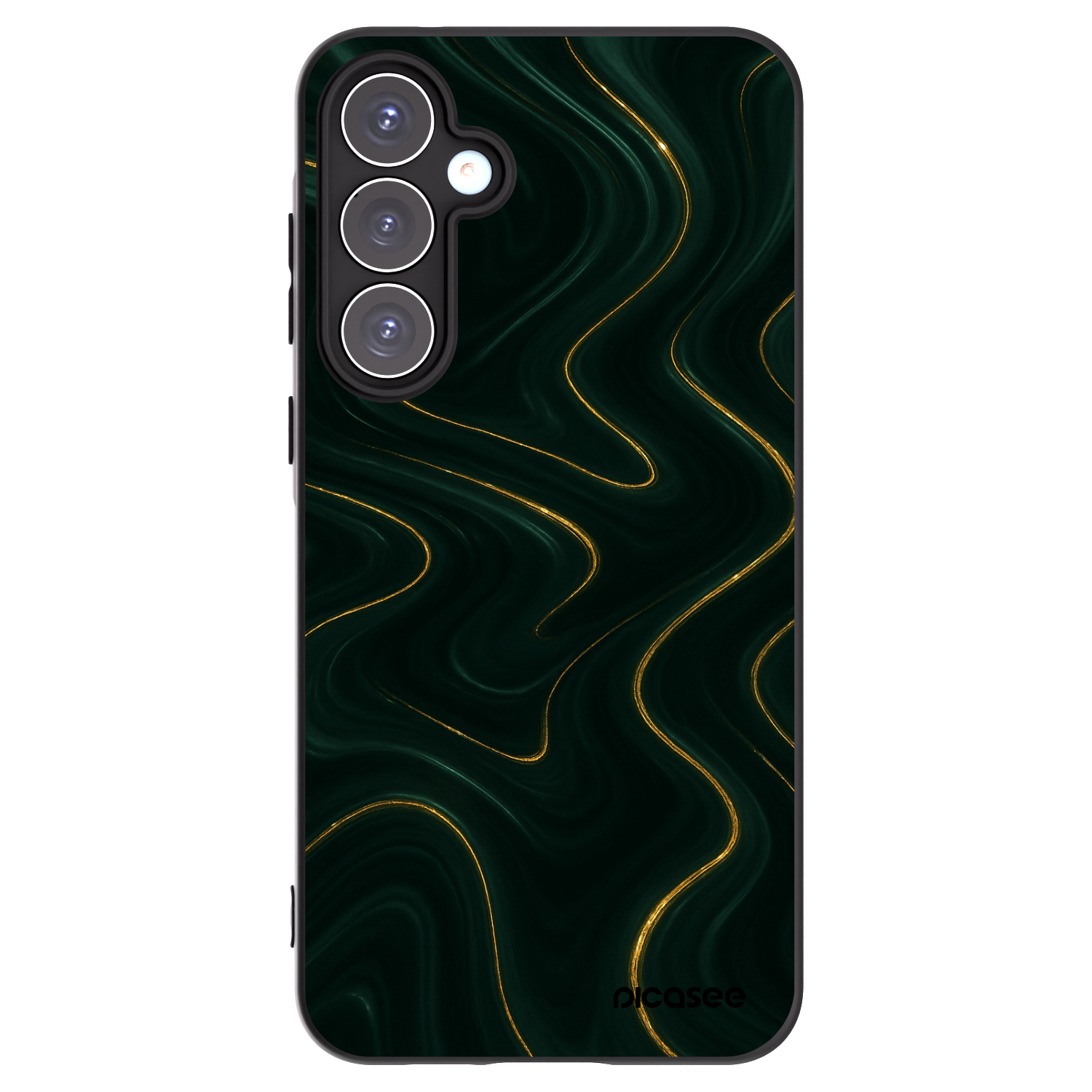 Picasee silikonový černý obal pro Samsung Galaxy A55 5G A556B - Vawes
