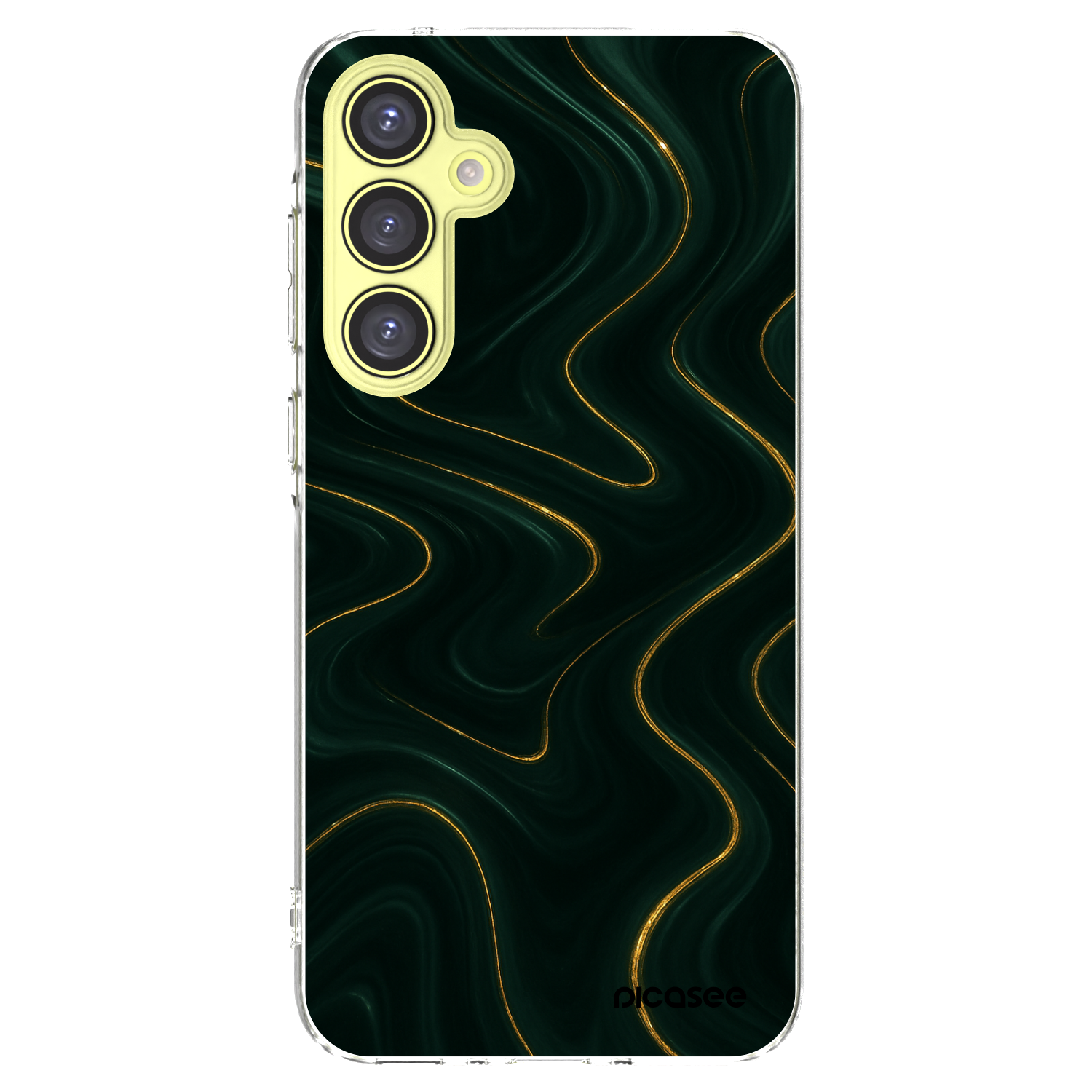 Picasee silikonový průhledný obal pro Samsung Galaxy A35 5G A356B - Vawes