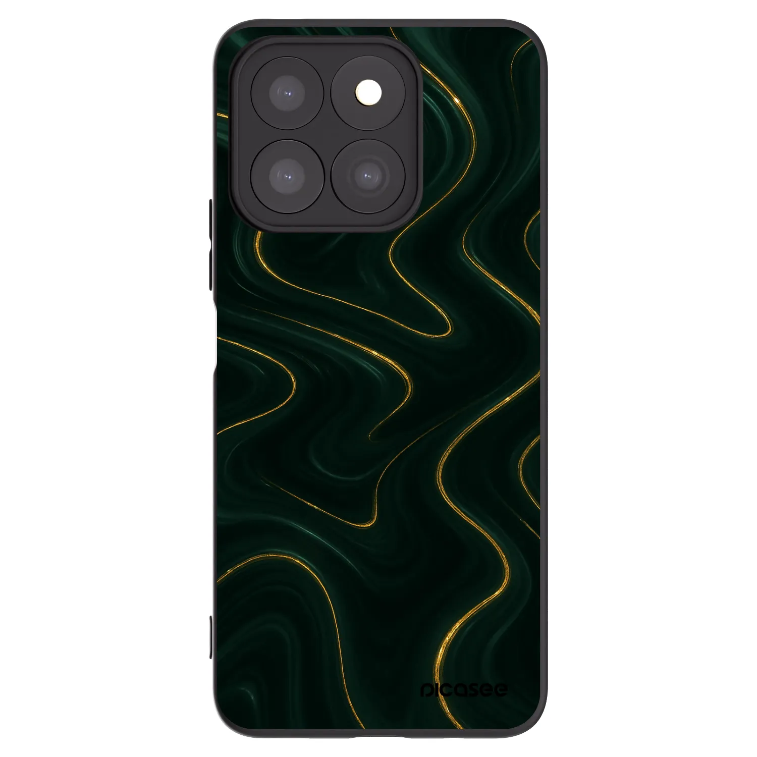 Picasee silikonový černý obal pro Honor X8b - Vawes