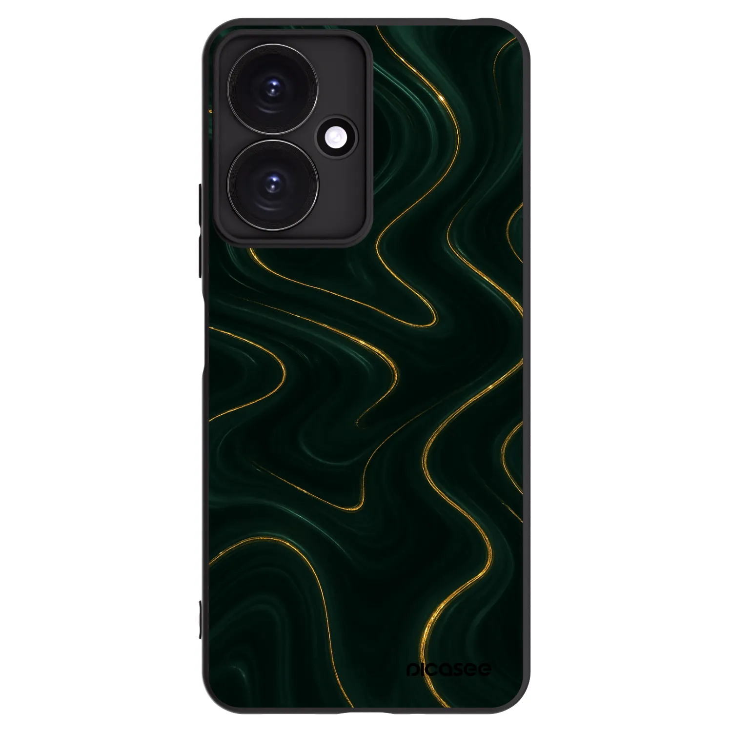 Picasee silikonový černý obal pro Xiaomi Redmi 13C 5G - Vawes
