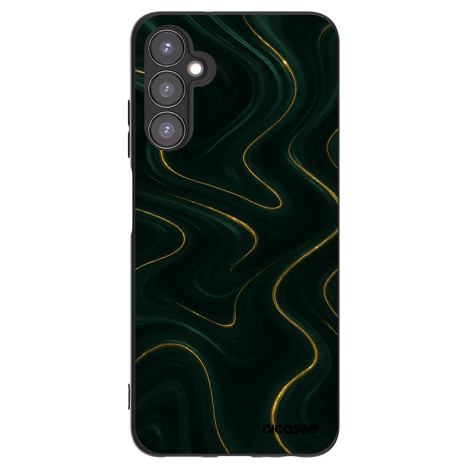 Picasee silikonový černý obal pro Samsung Galaxy A05s A057G - Vawes