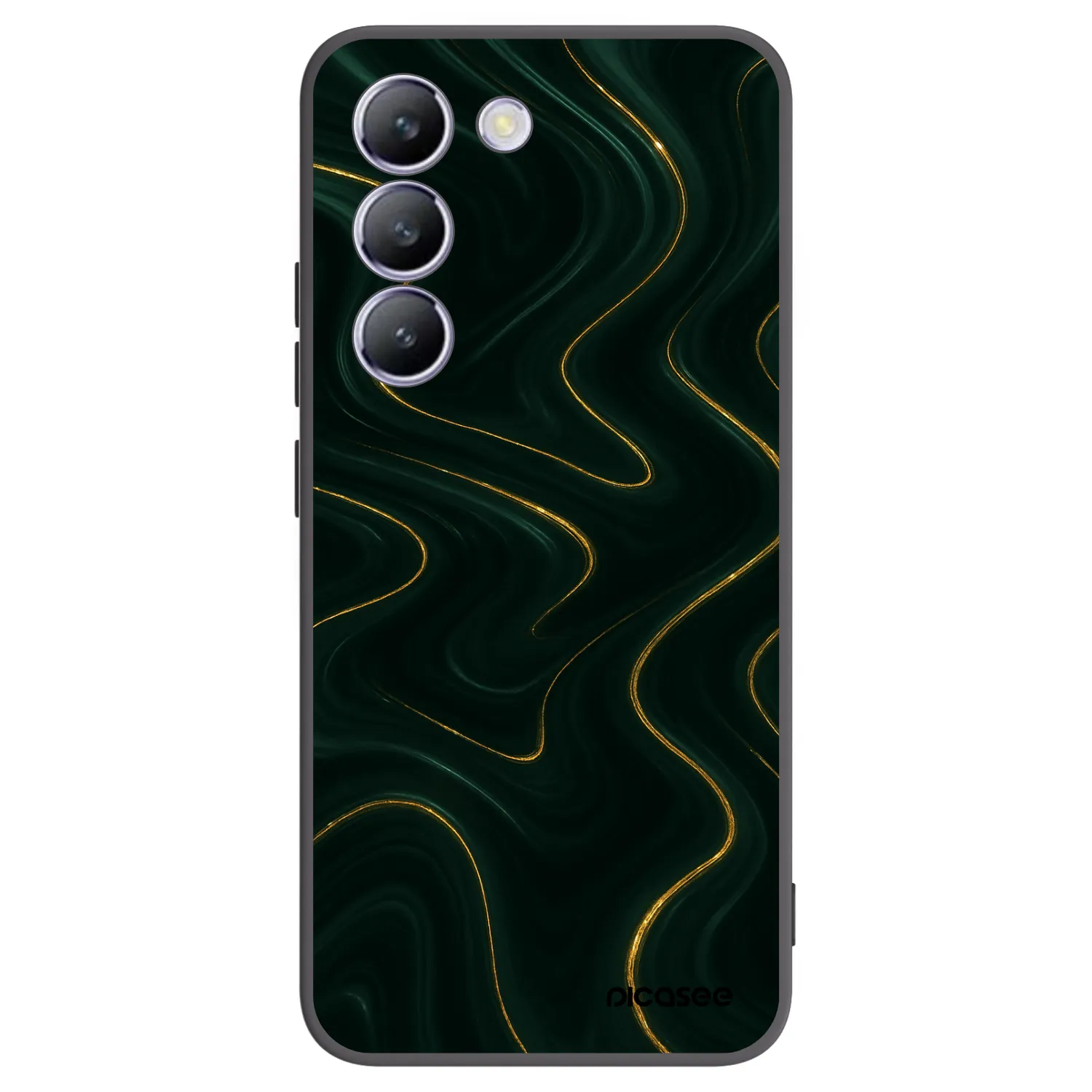 Picasee silikonový černý obal pro Vivo V40 SE 5G - Vawes
