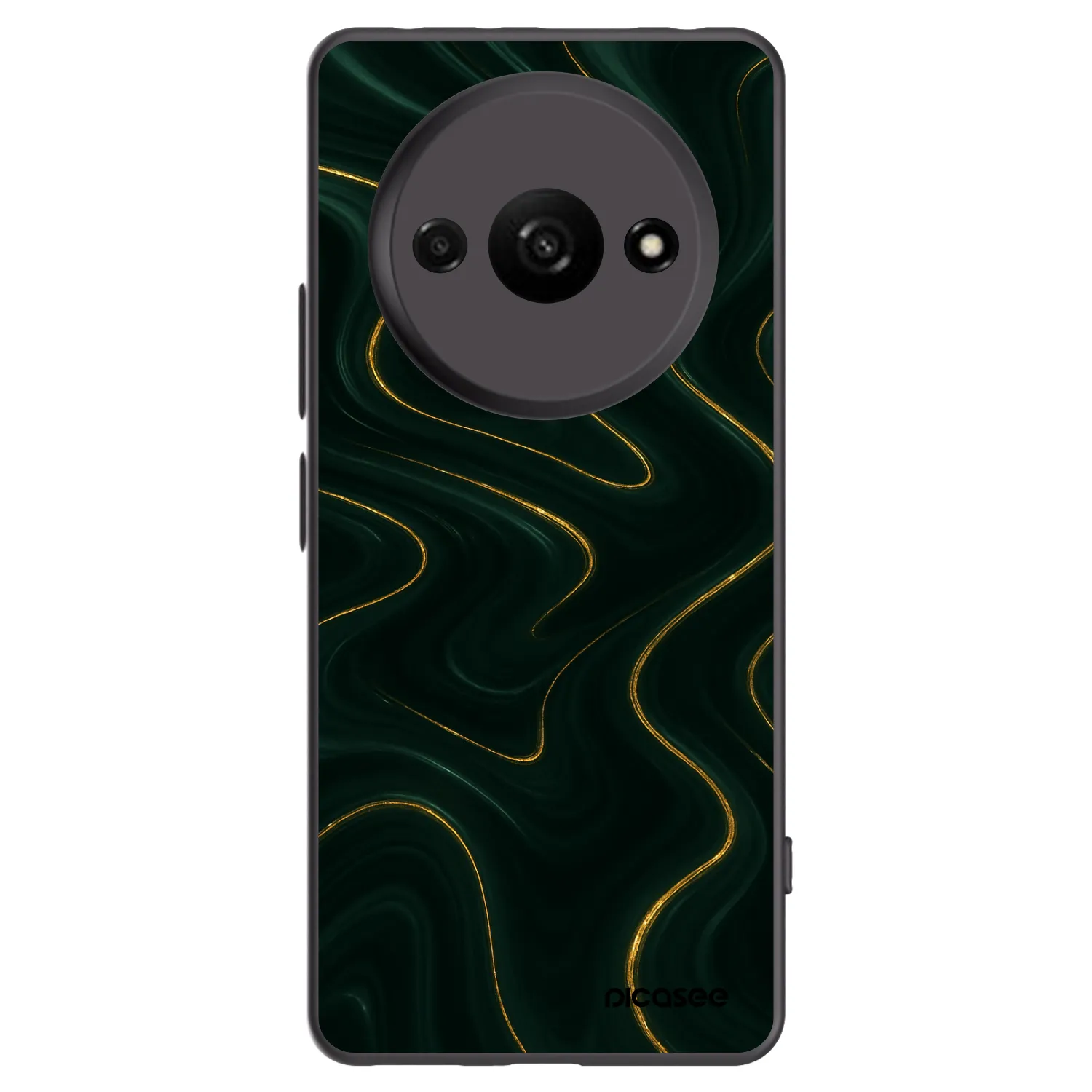 Picasee silikonový černý obal pro Xiaomi Redmi A3 - Vawes
