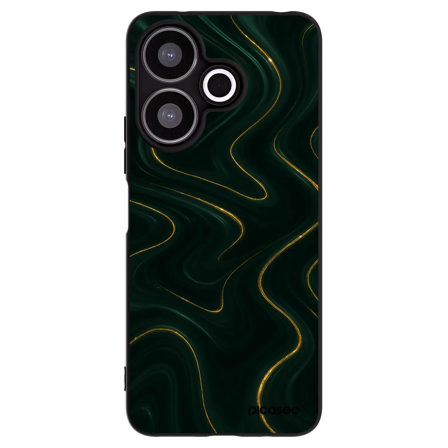 Picasee silikonový černý obal pro Xiaomi Redmi 13 4G - Vawes